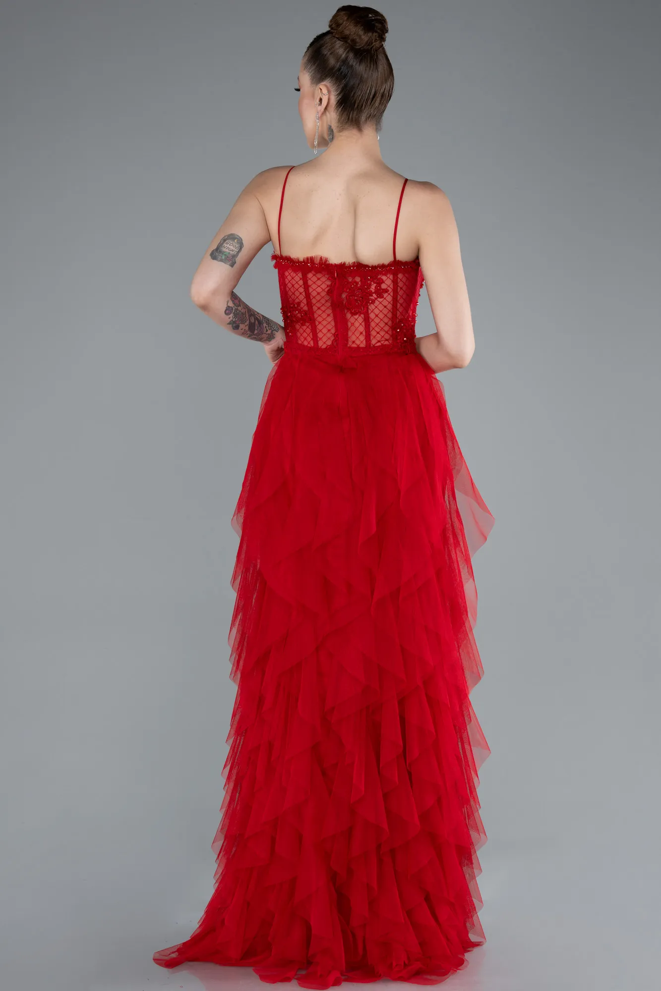 Red-Long Evening Dress ABU5204