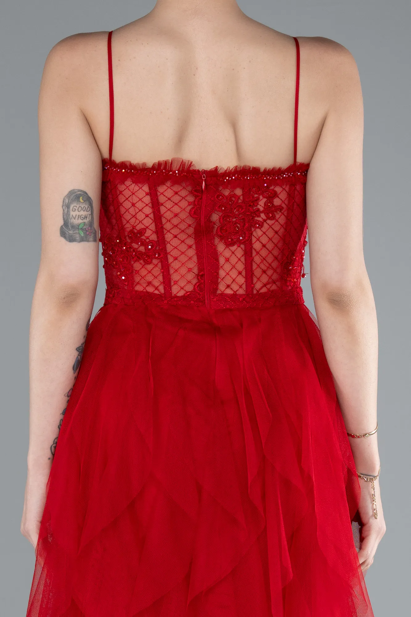 Red-Long Evening Dress ABU5204