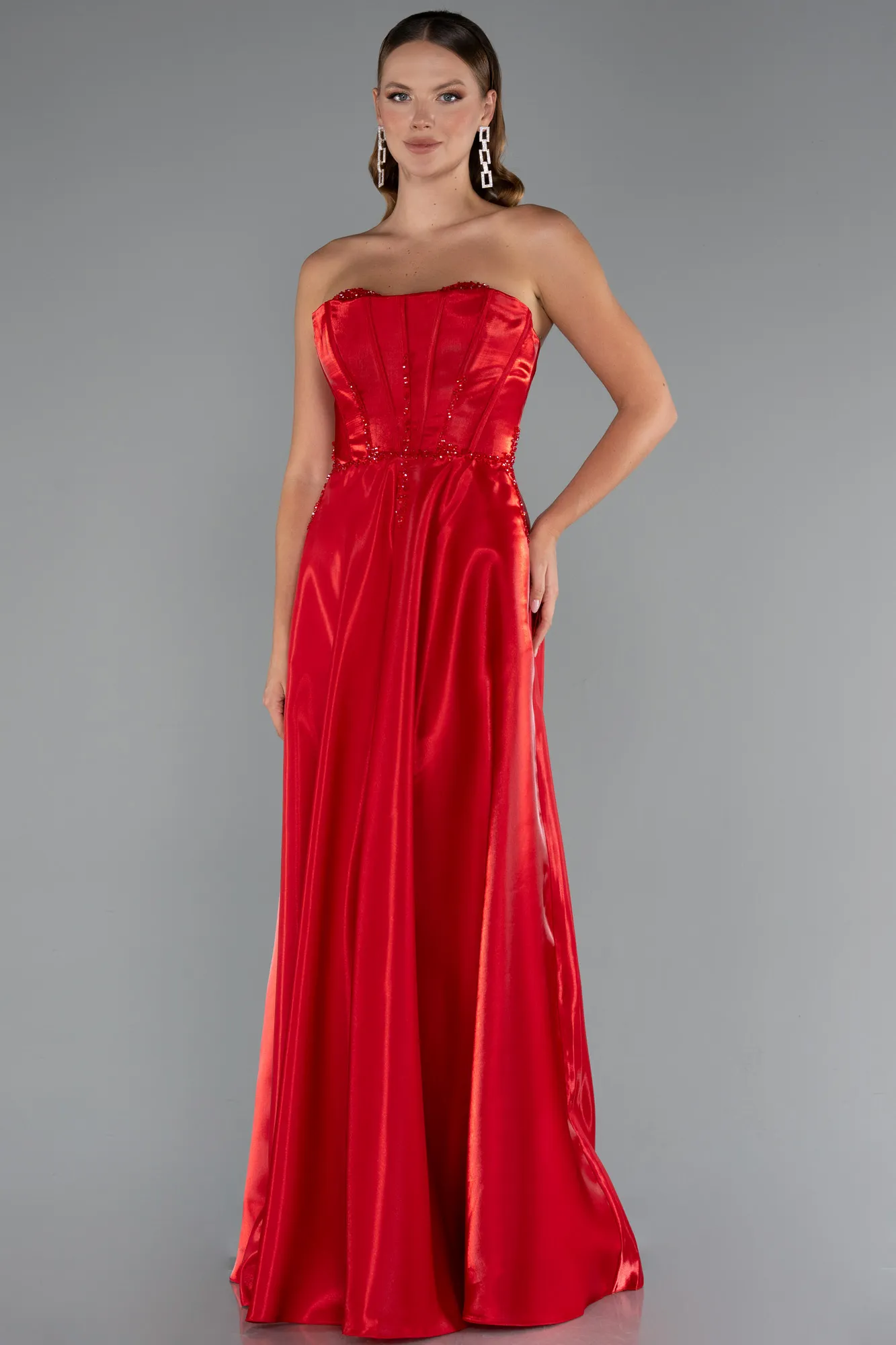 Red-Long Evening Dress ABU5228