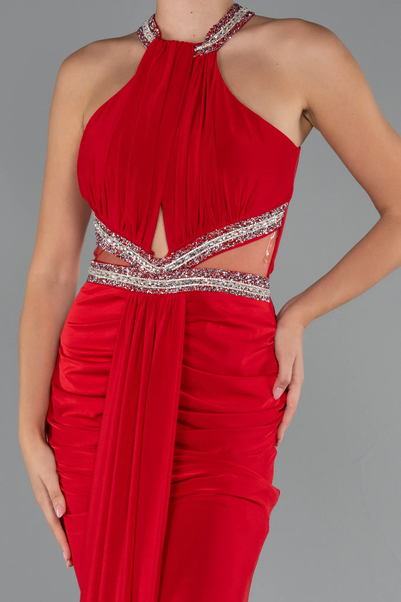 Red-Long Evening Dress ABU5258