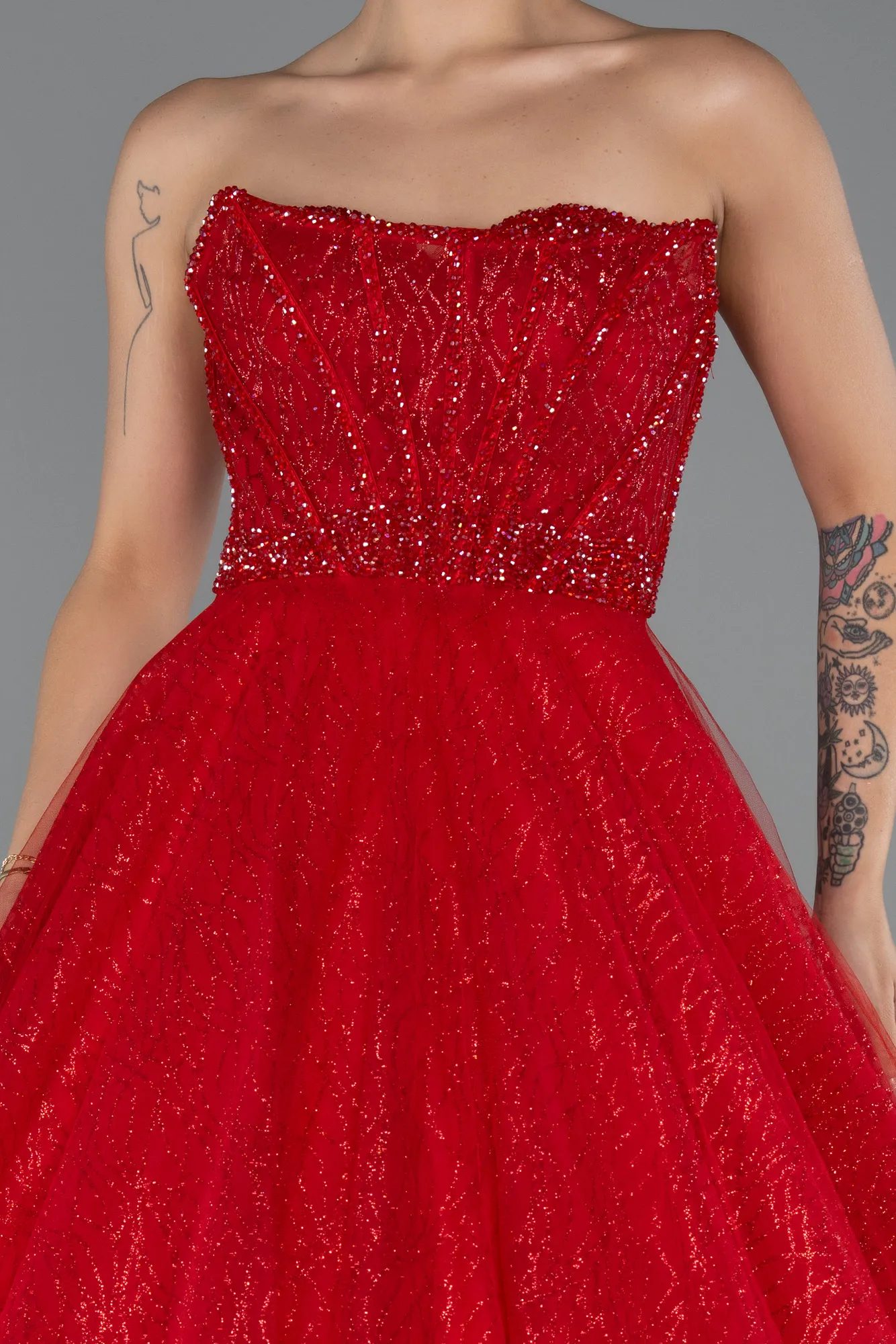 Red-Long Evening Dress ABU5265