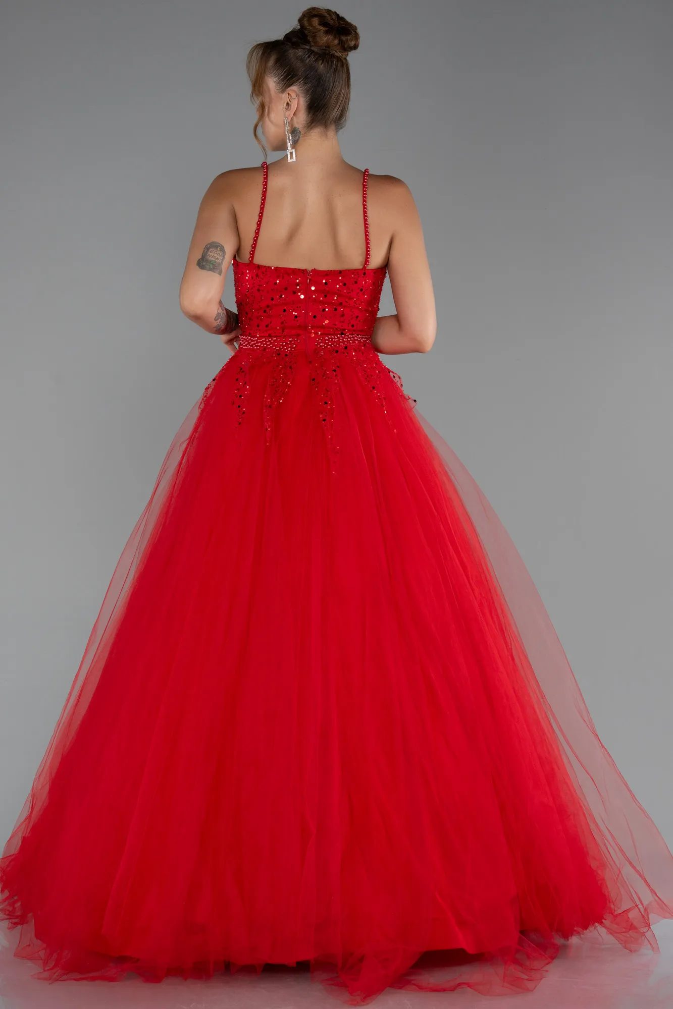 Red-Long Evening Dress ABU5279