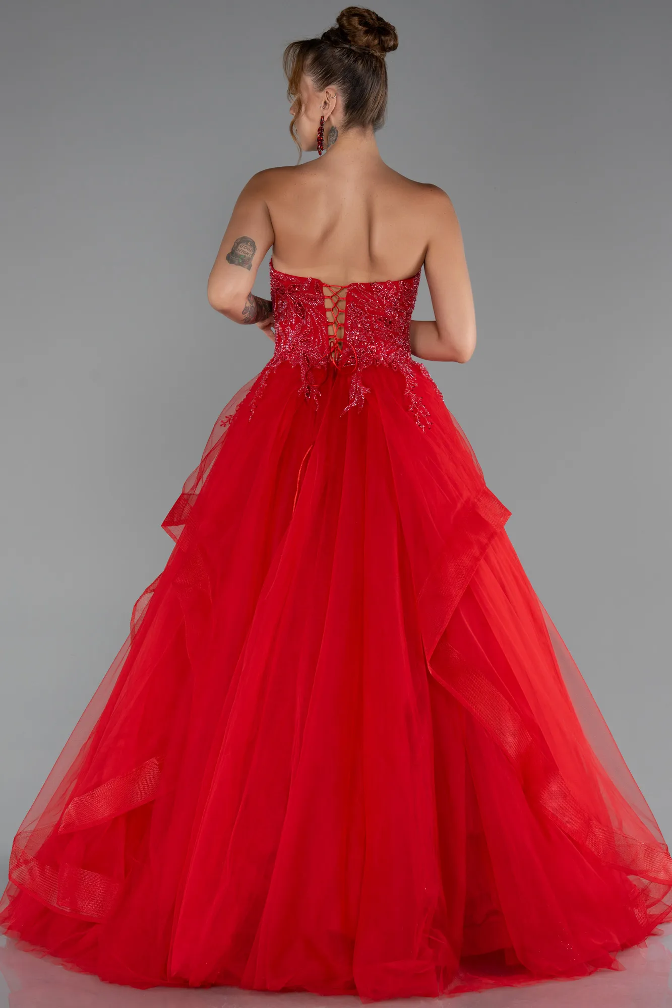 Red-Long Evening Dress ABU5290