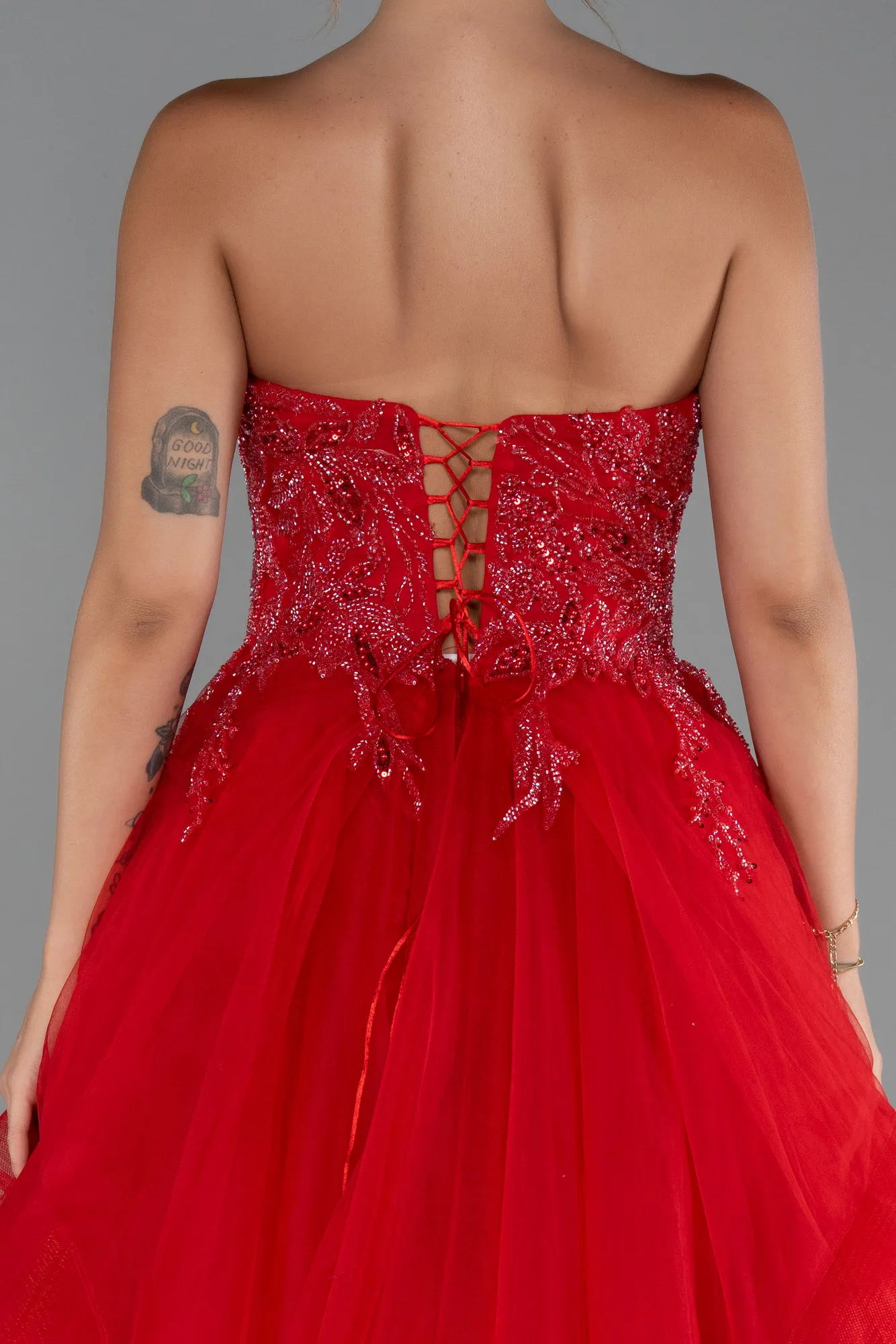 Red-Long Evening Dress ABU5290