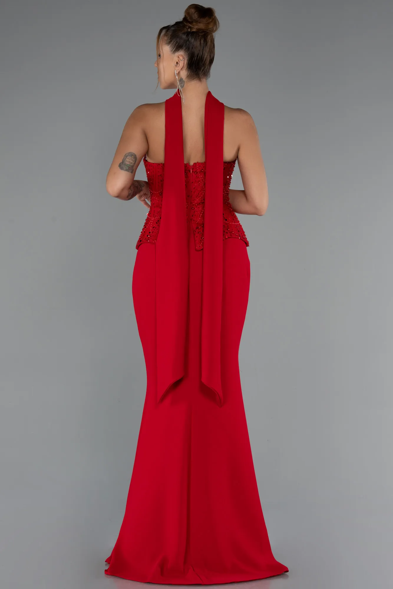 Red-Long Evening Dress ABU5320
