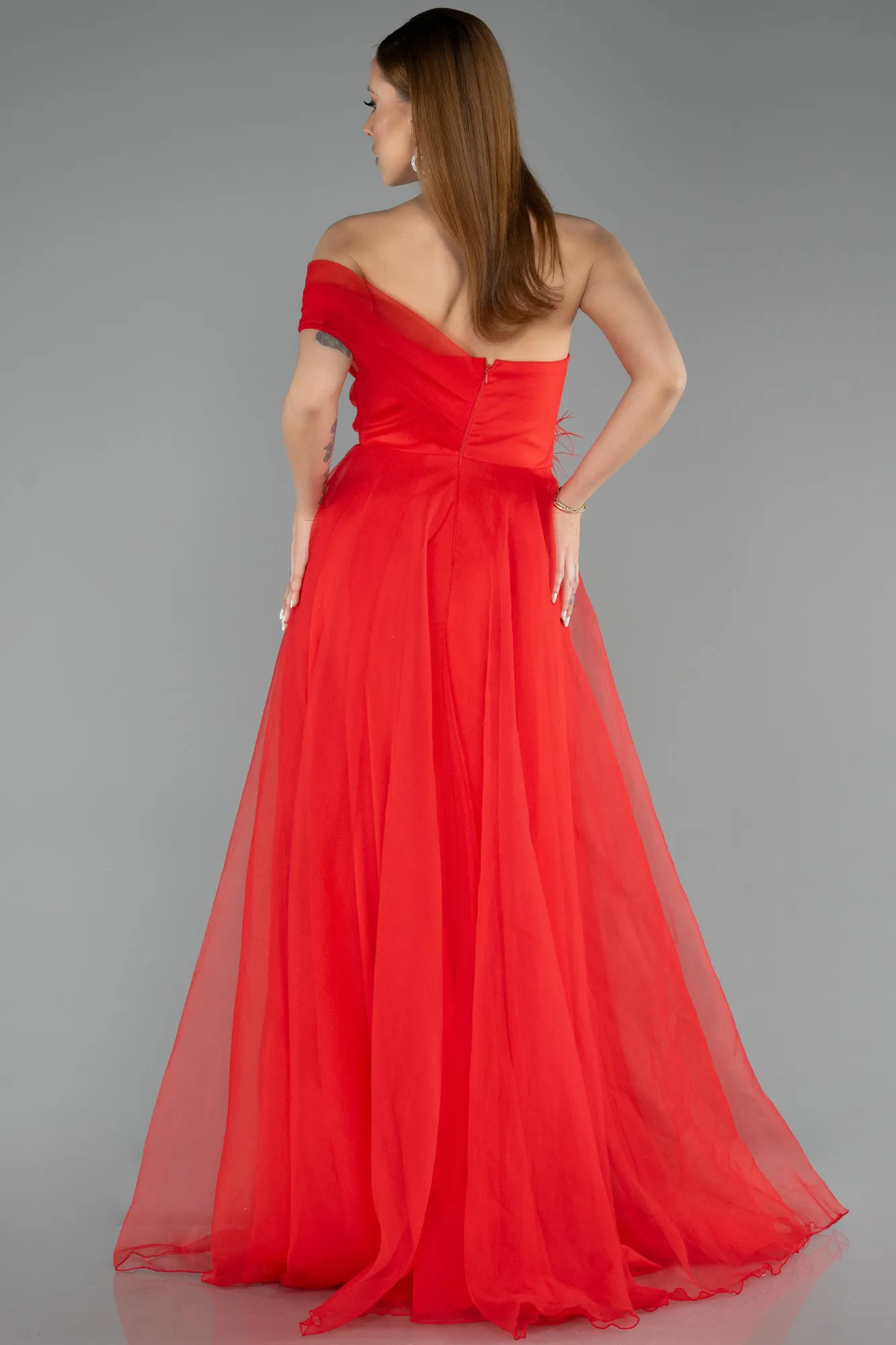 Red-Long Evening Dress ABU5528
