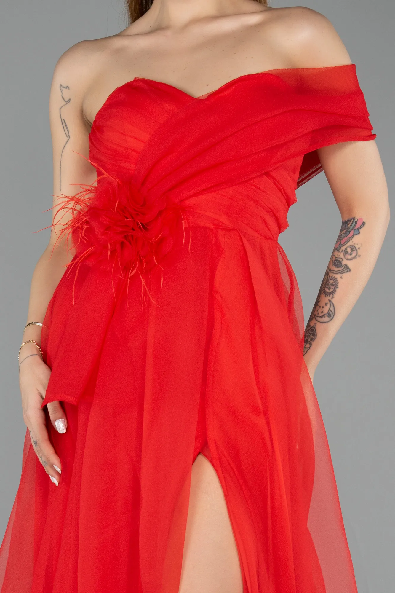 Red-Long Evening Dress ABU5528