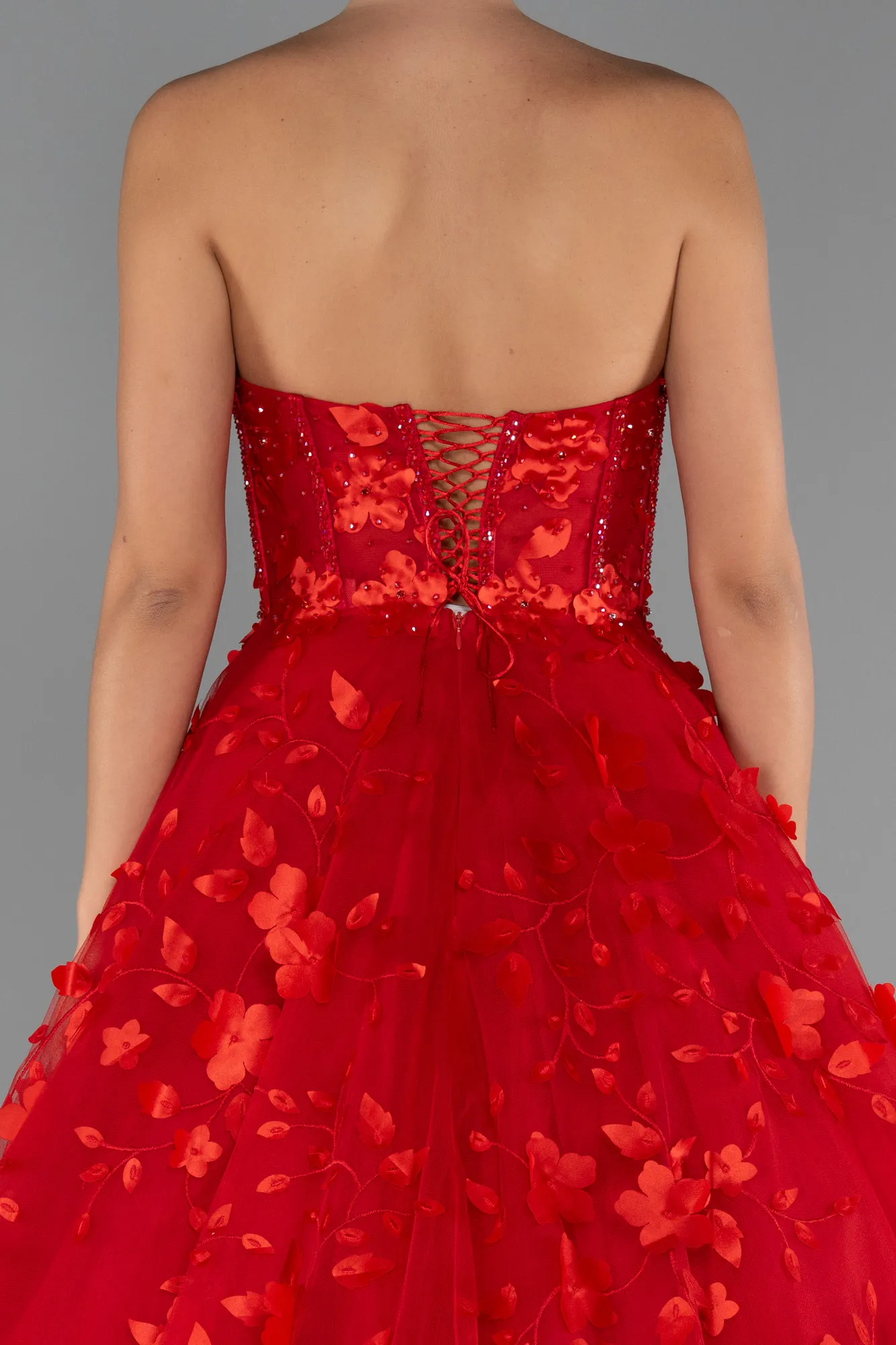 Red-Long Evening Dress ABU5585