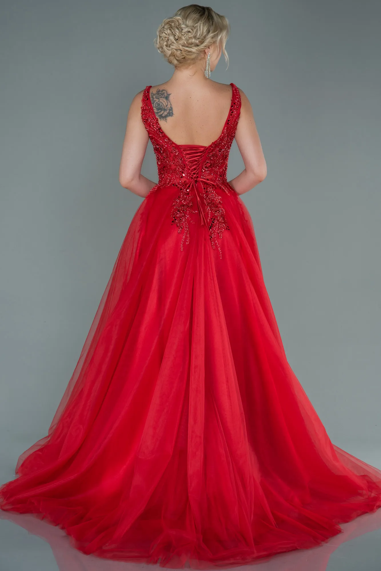 Red-Long Haute Couture ABU2630