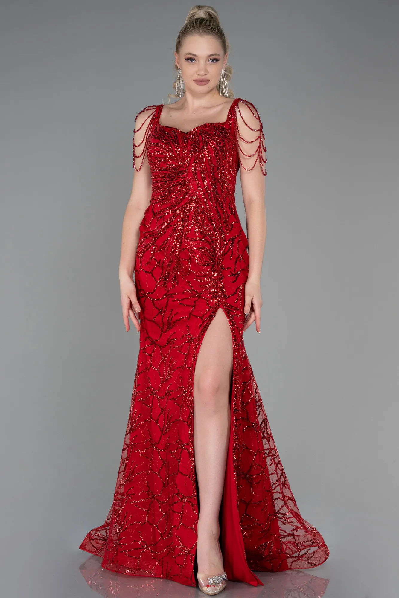 Red-Long Haute Couture ABU3268