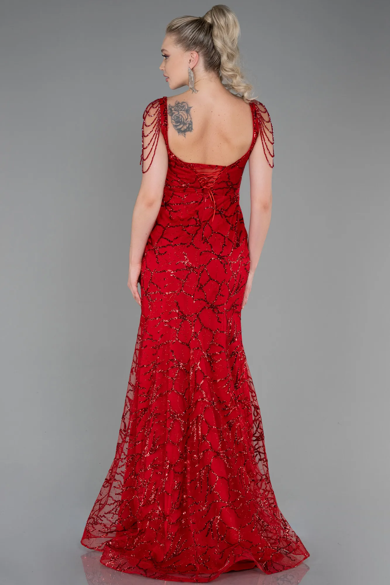 Red-Long Haute Couture ABU3268