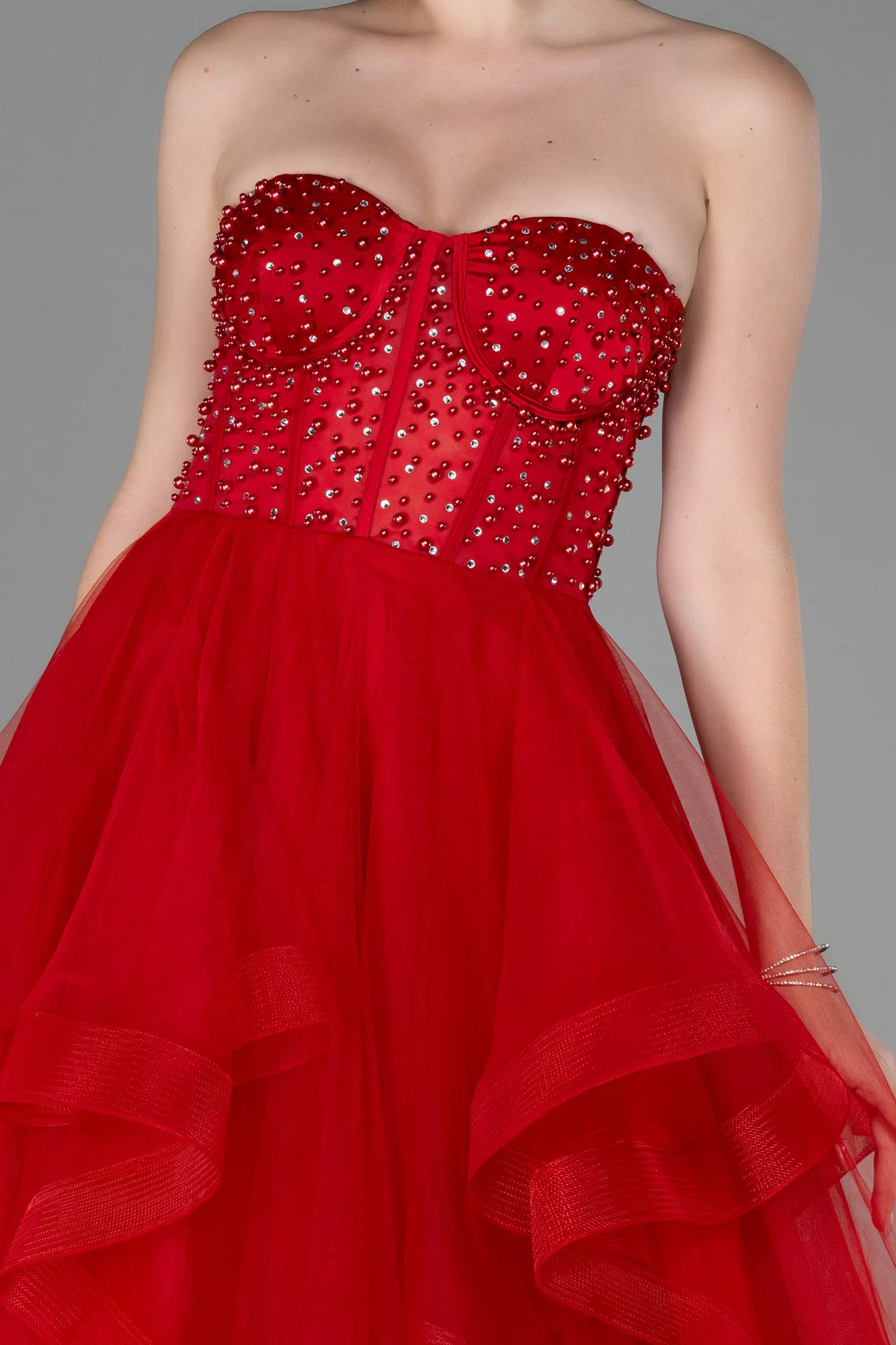 Red-Long Haute Couture ABU3315