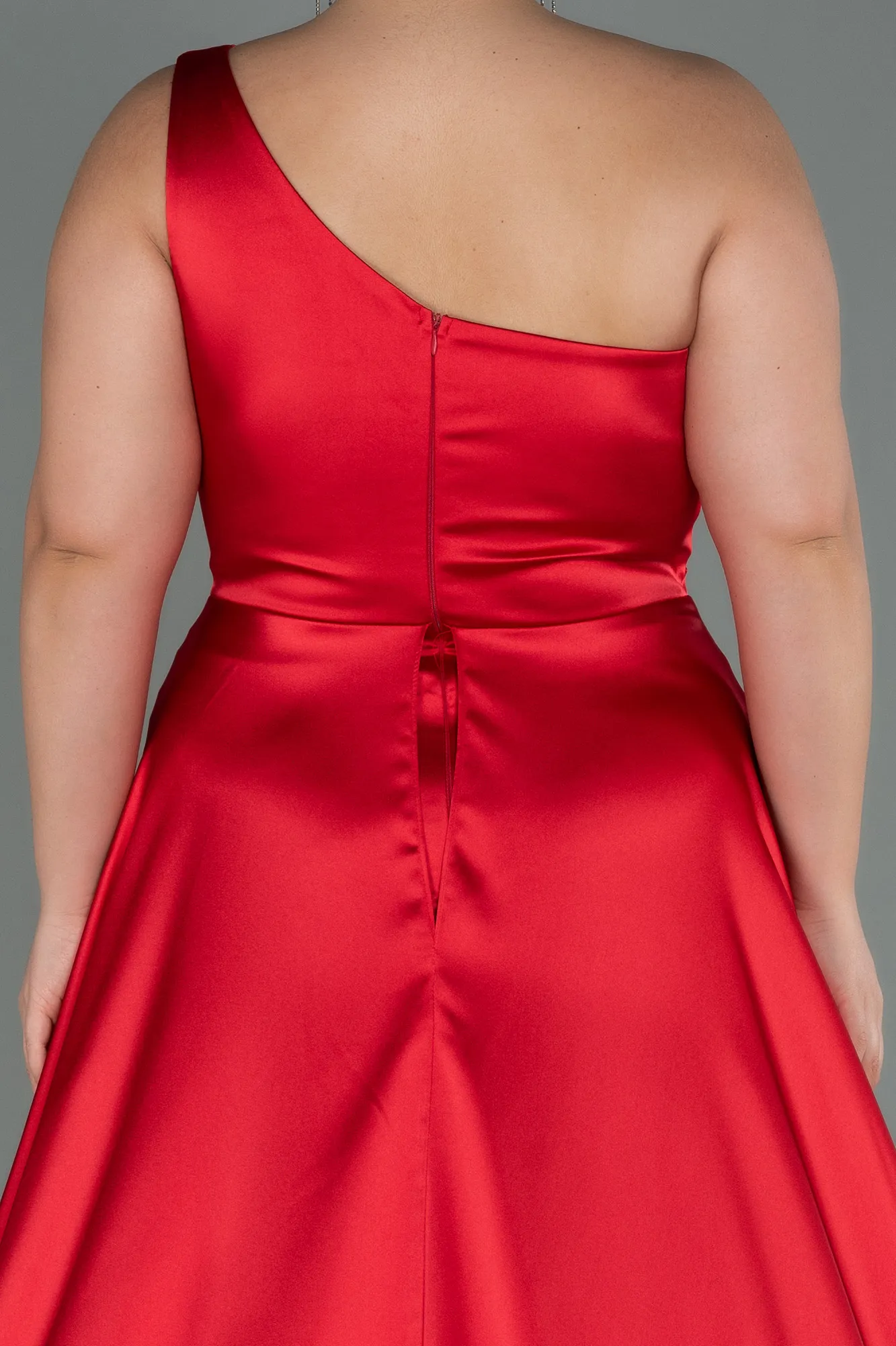 Red-Long Plus Size Evening Dress ABU3171