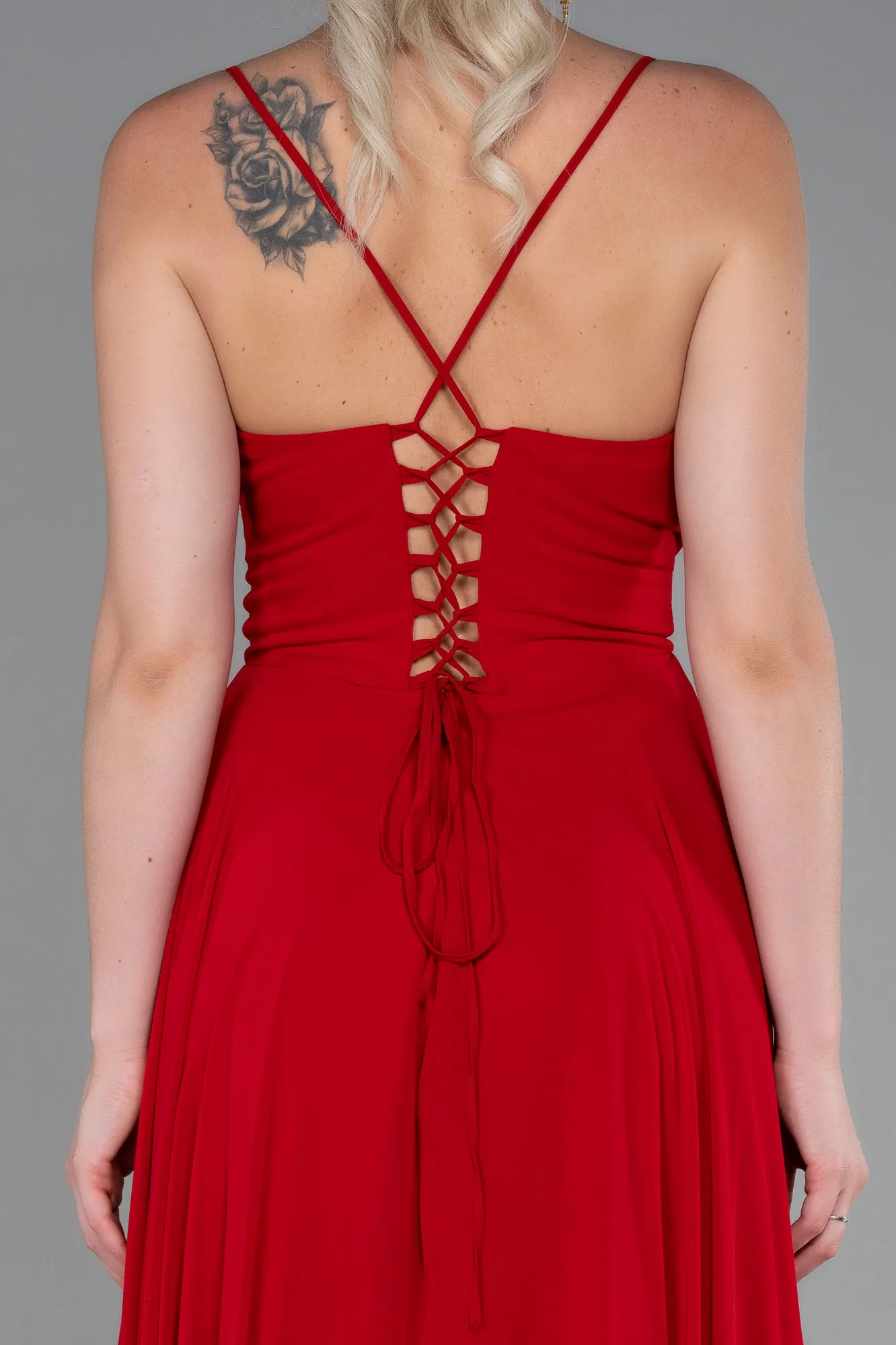 Red-Long Prom Gown ABU1305