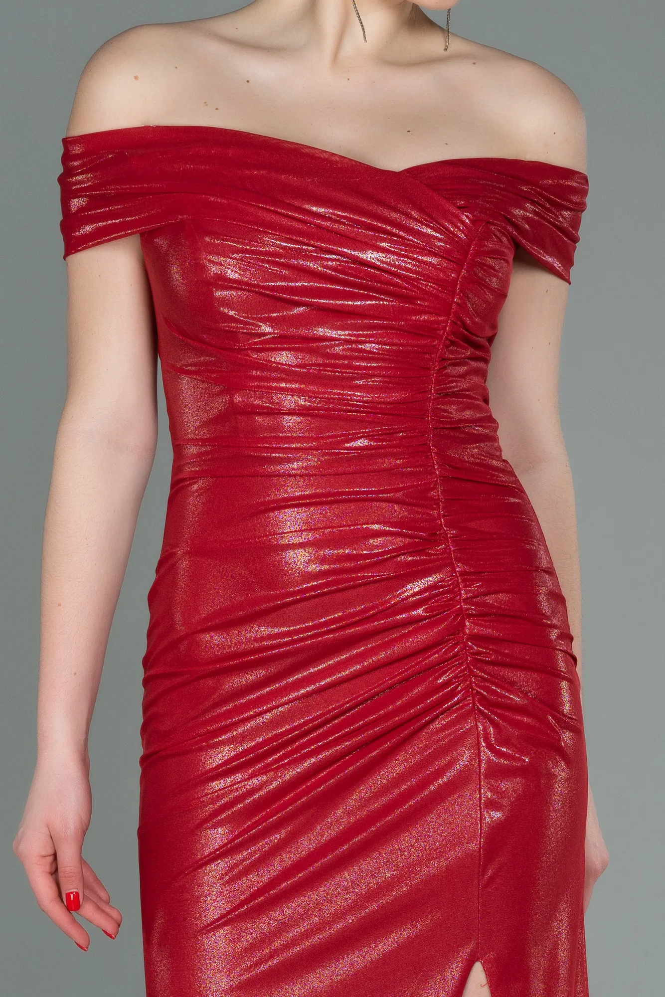 Red-Long Prom Gown ABU3087