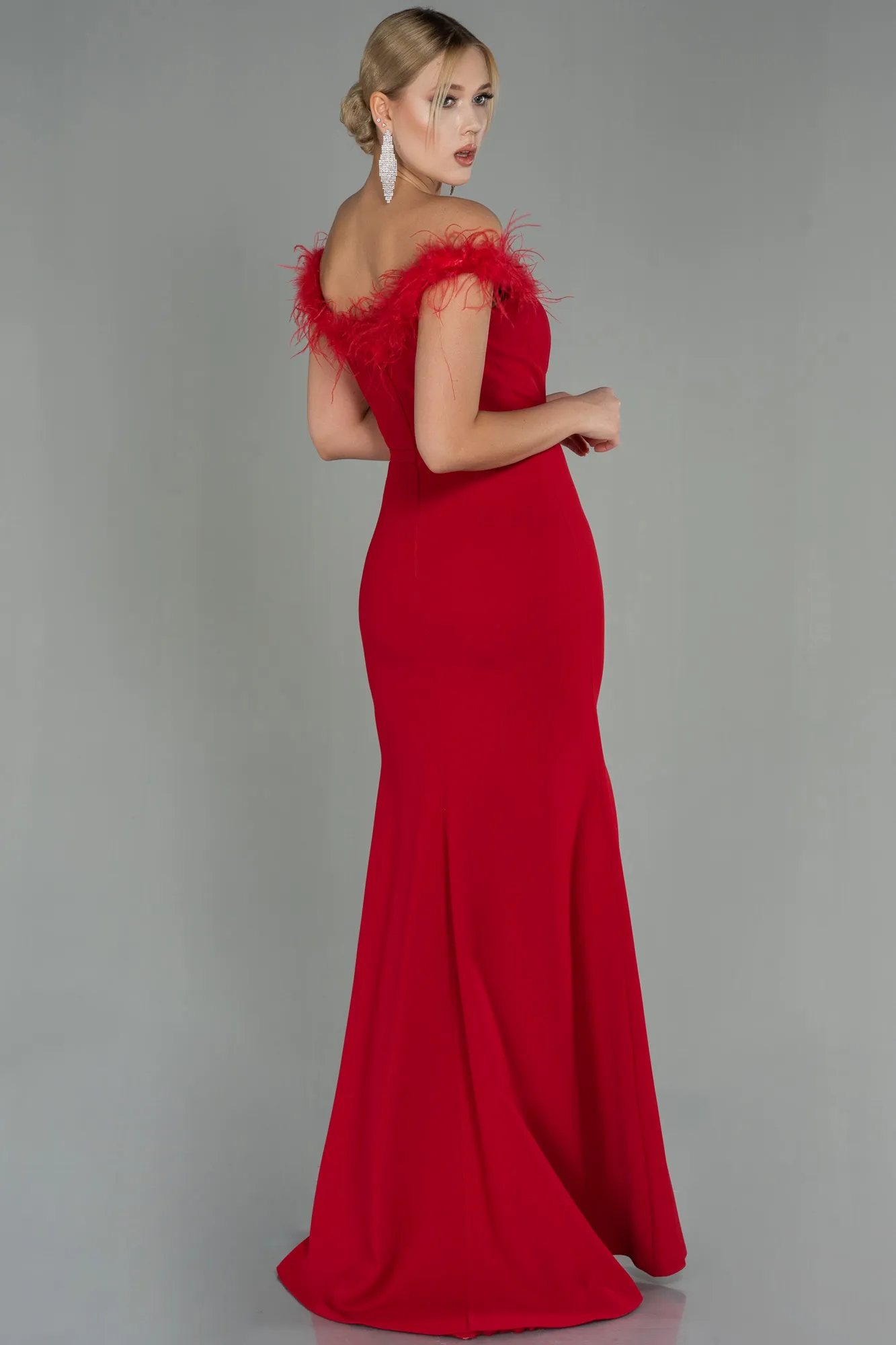 Red-Long Prom Gown ABU3147