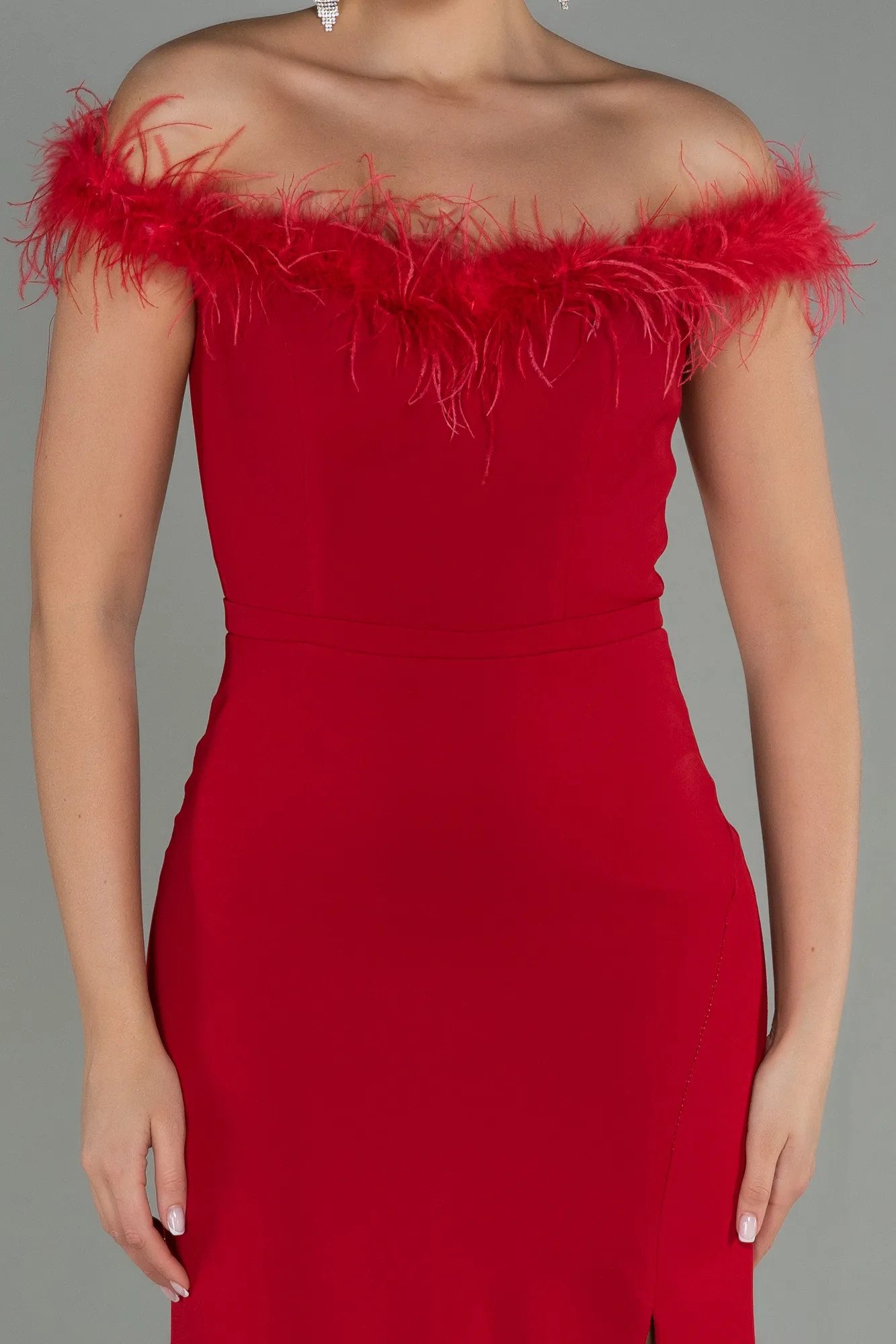 Red-Long Prom Gown ABU3147