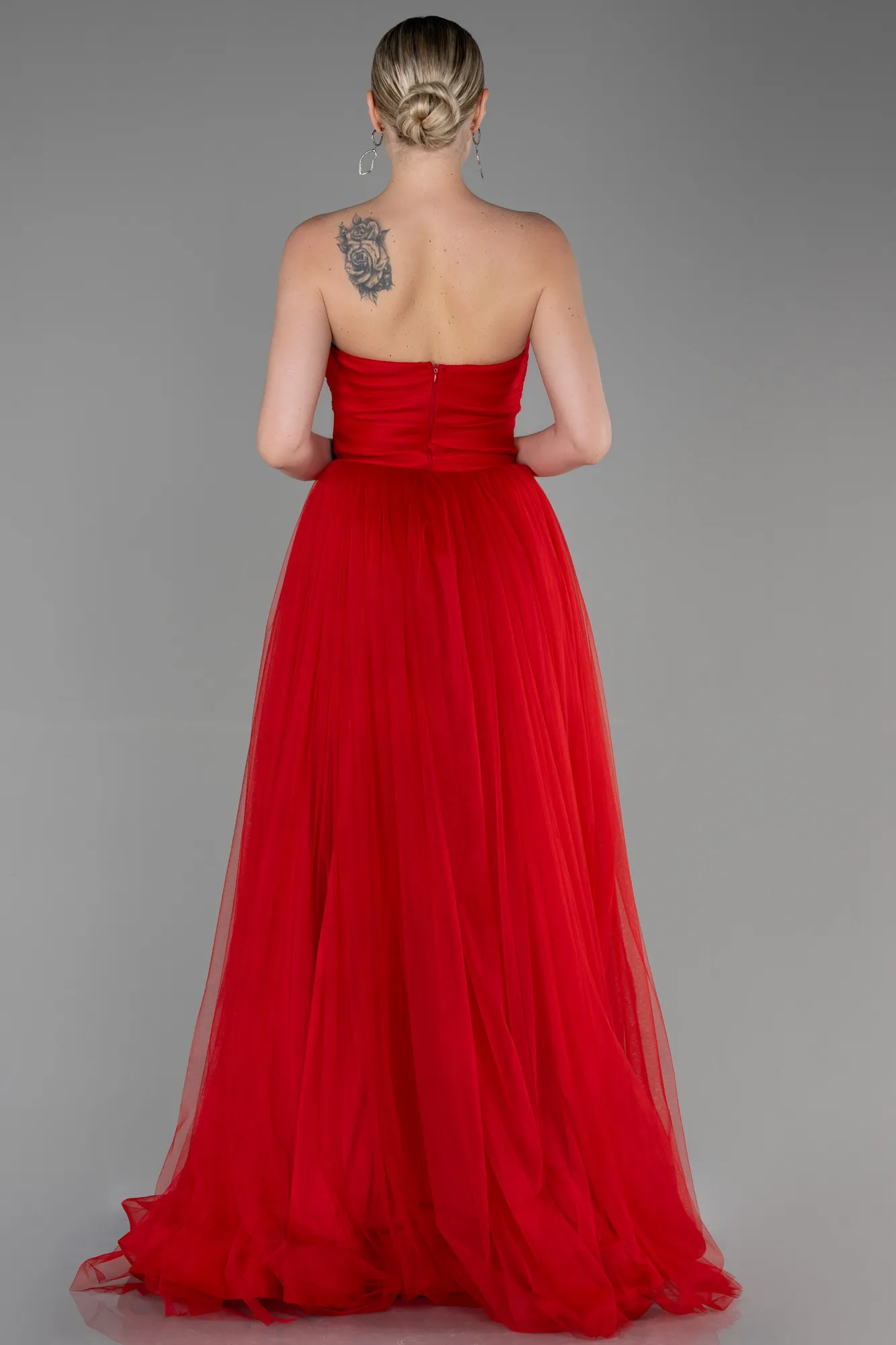 Red-Long Prom Gown ABU3306