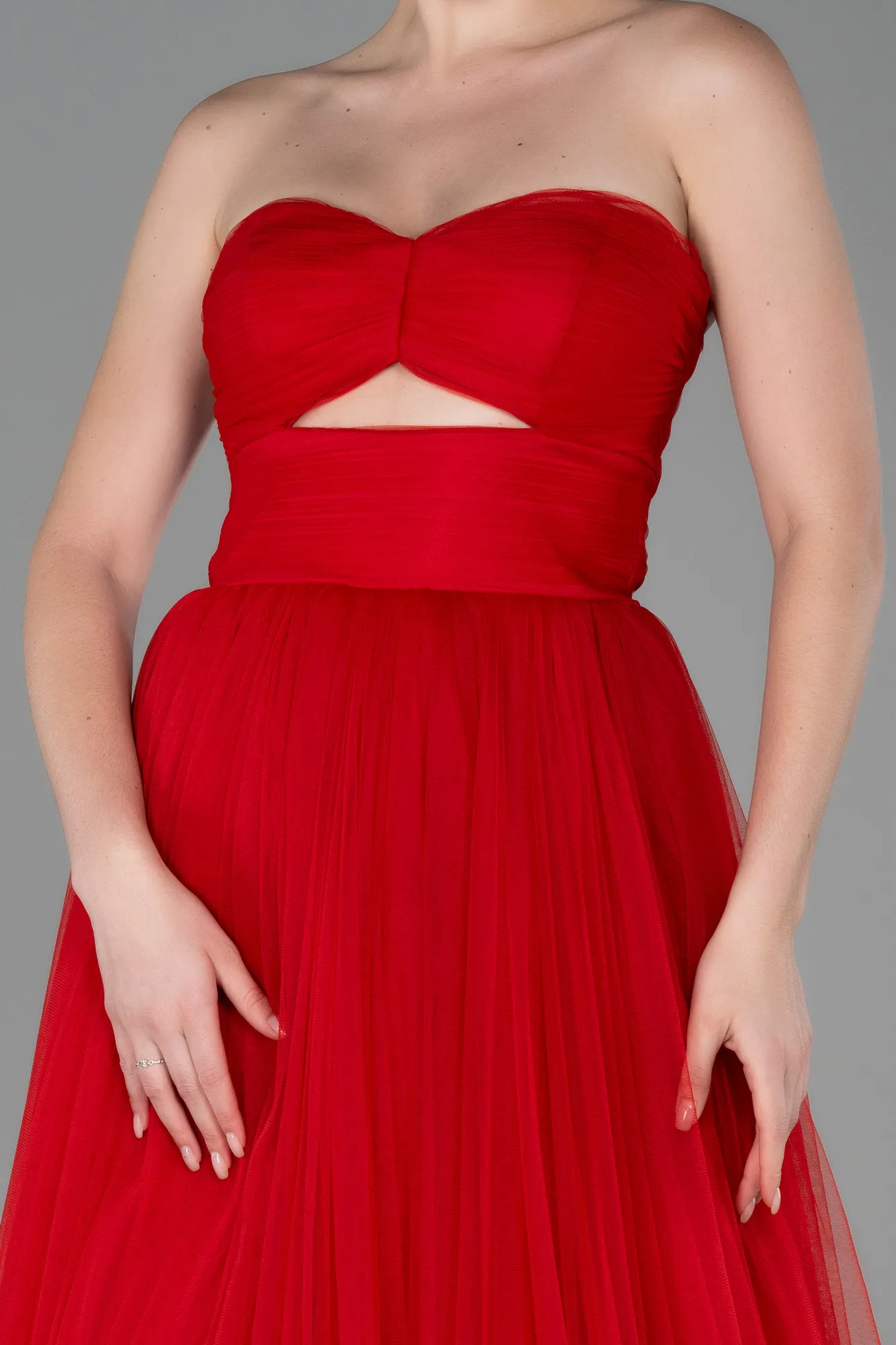 Red-Long Prom Gown ABU3306