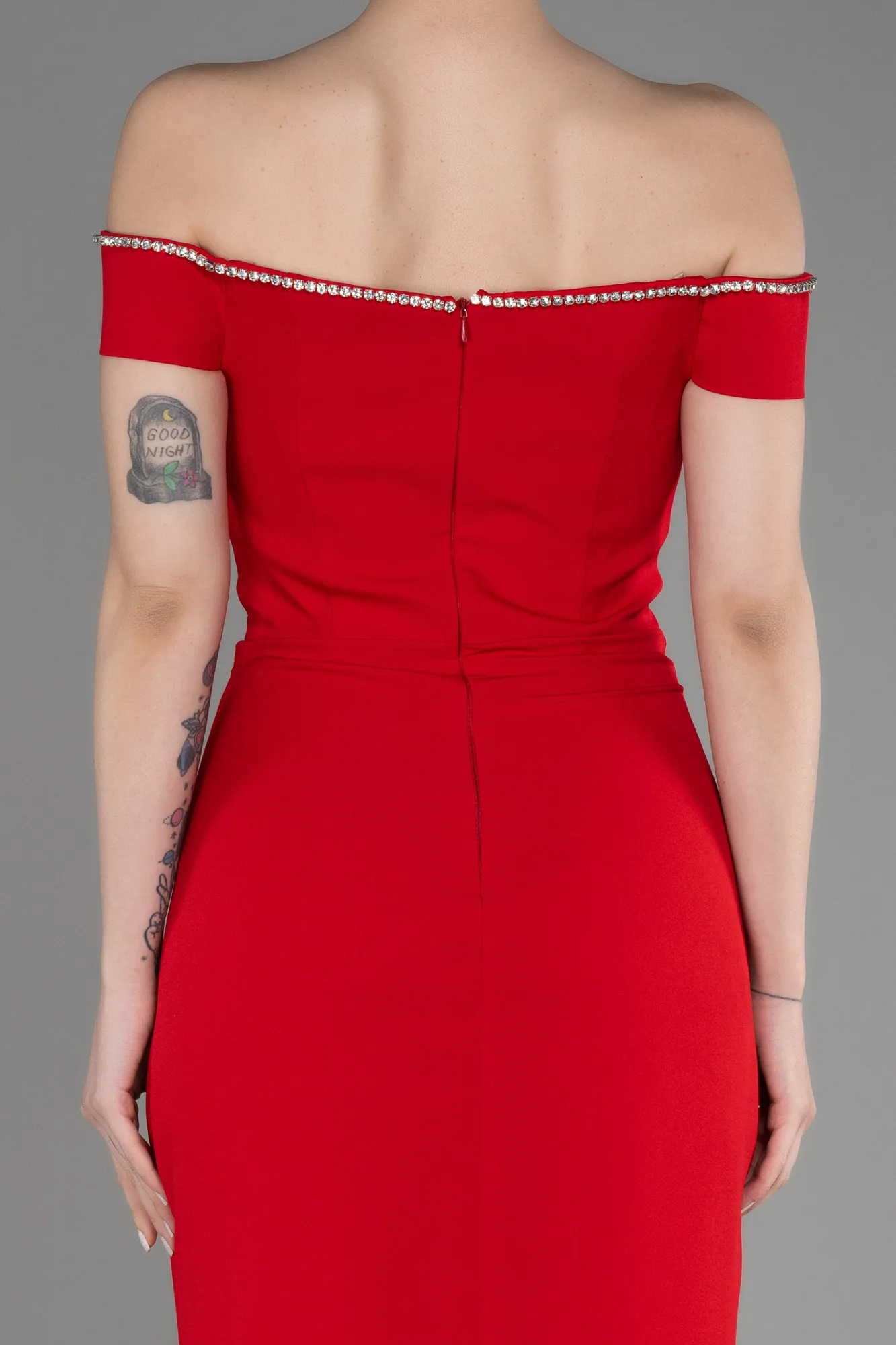 Red-Long Prom Gown ABU3781