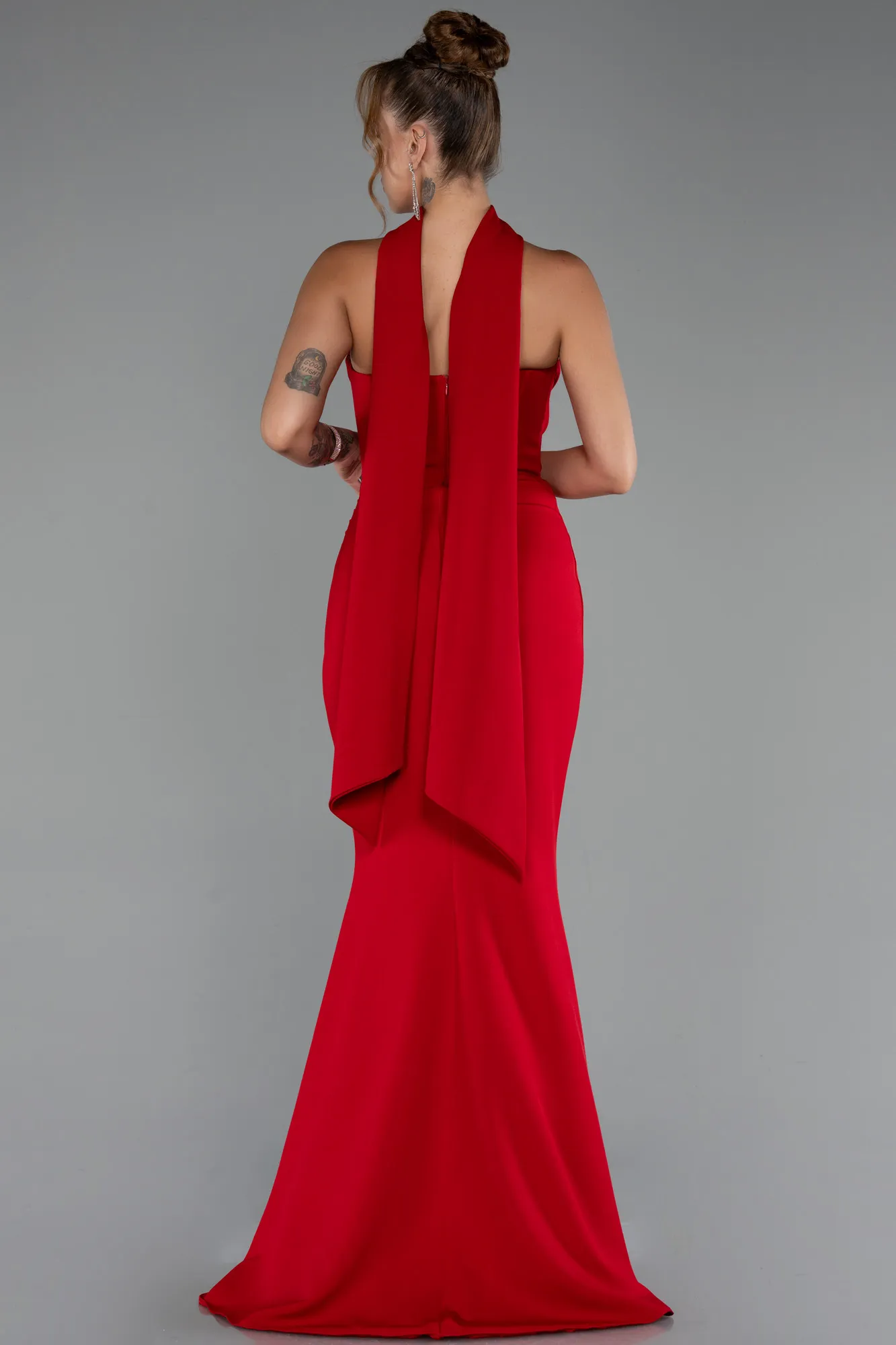 Red-Long Prom Gown ABU5216