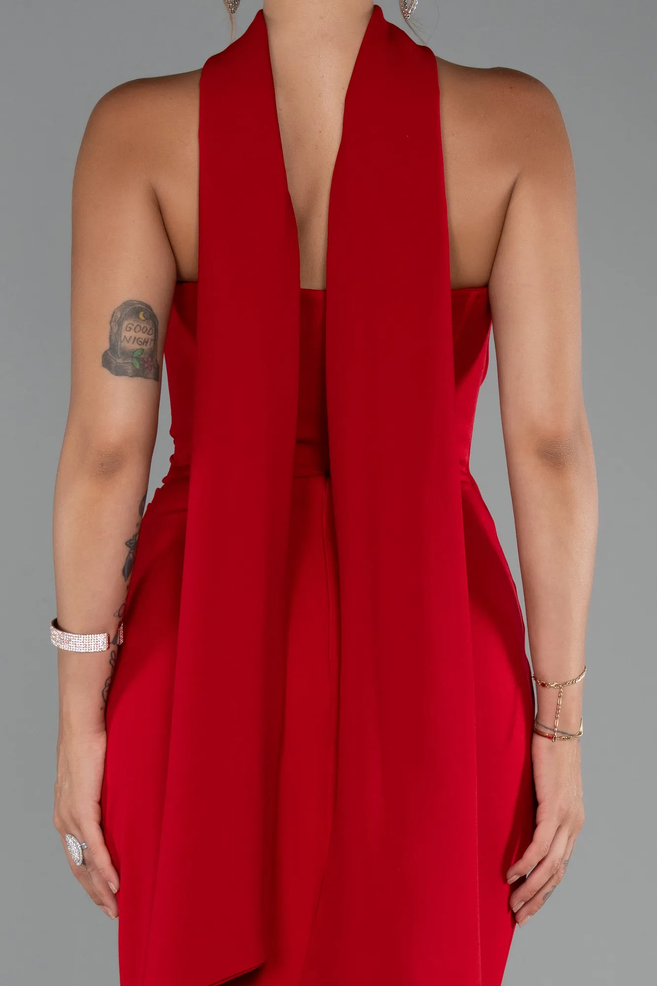 Red-Long Prom Gown ABU5216