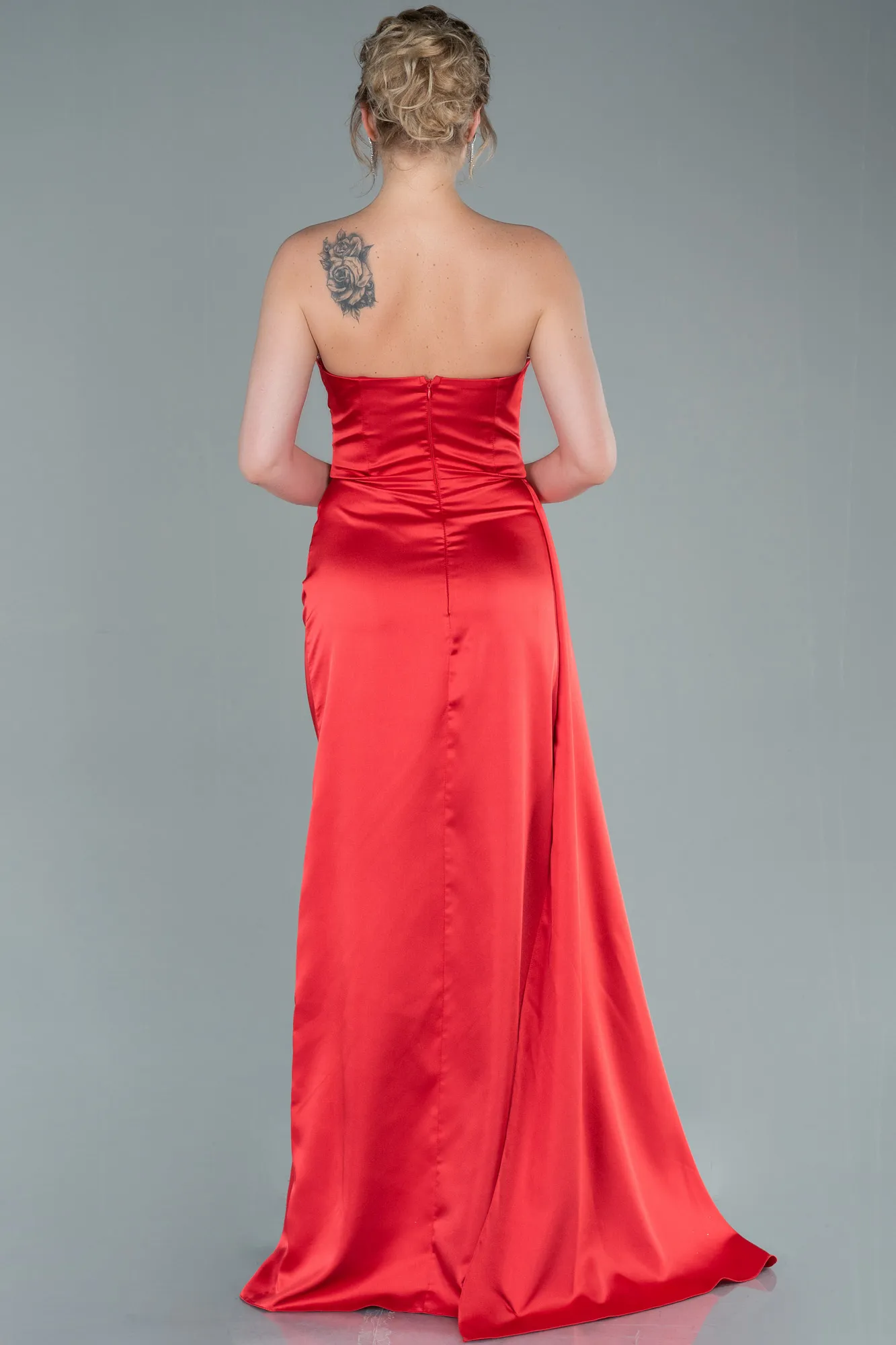 Red-Mermaid Evening Dress ABU3443