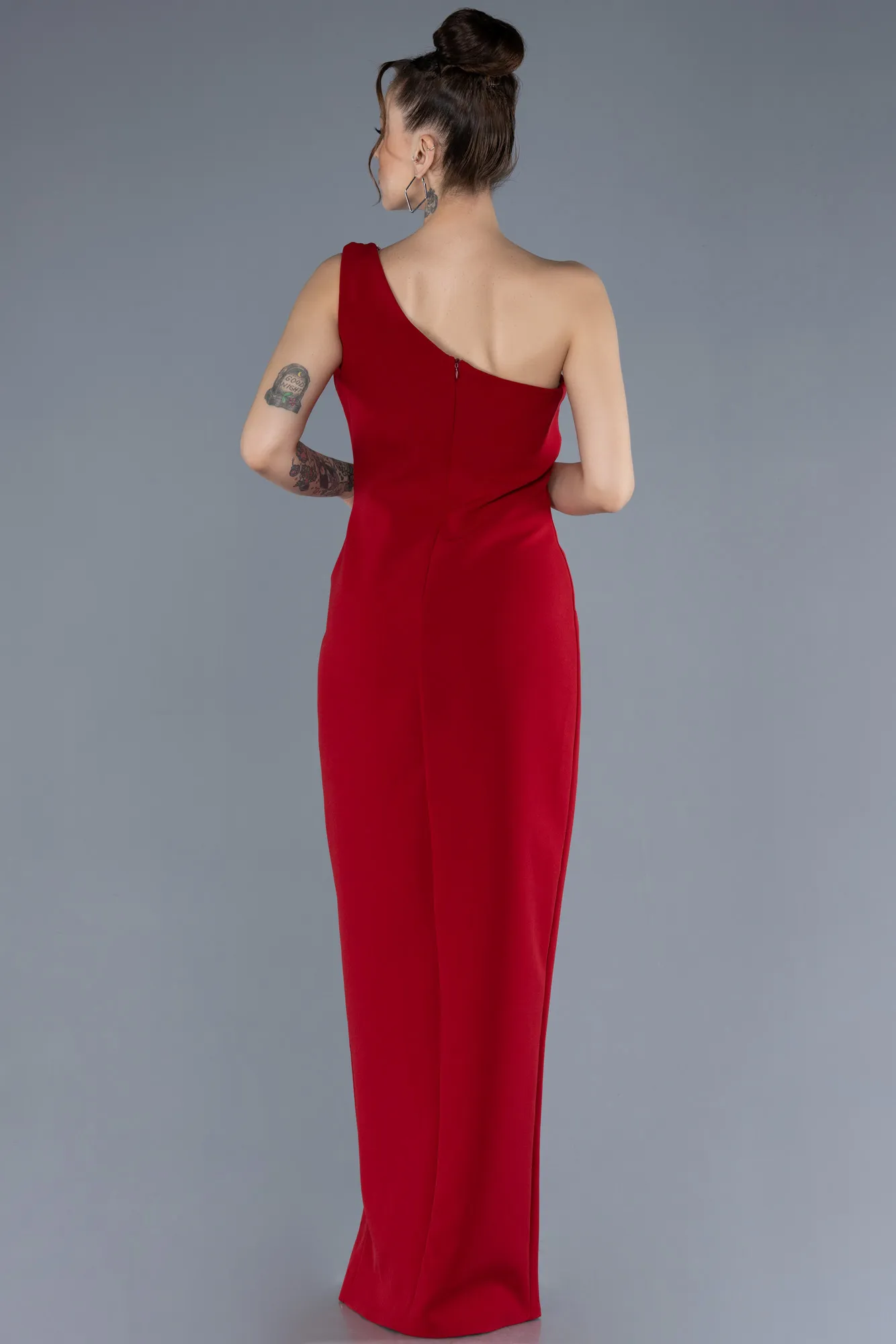 Red-Midi Cocktail Dress ABU4671