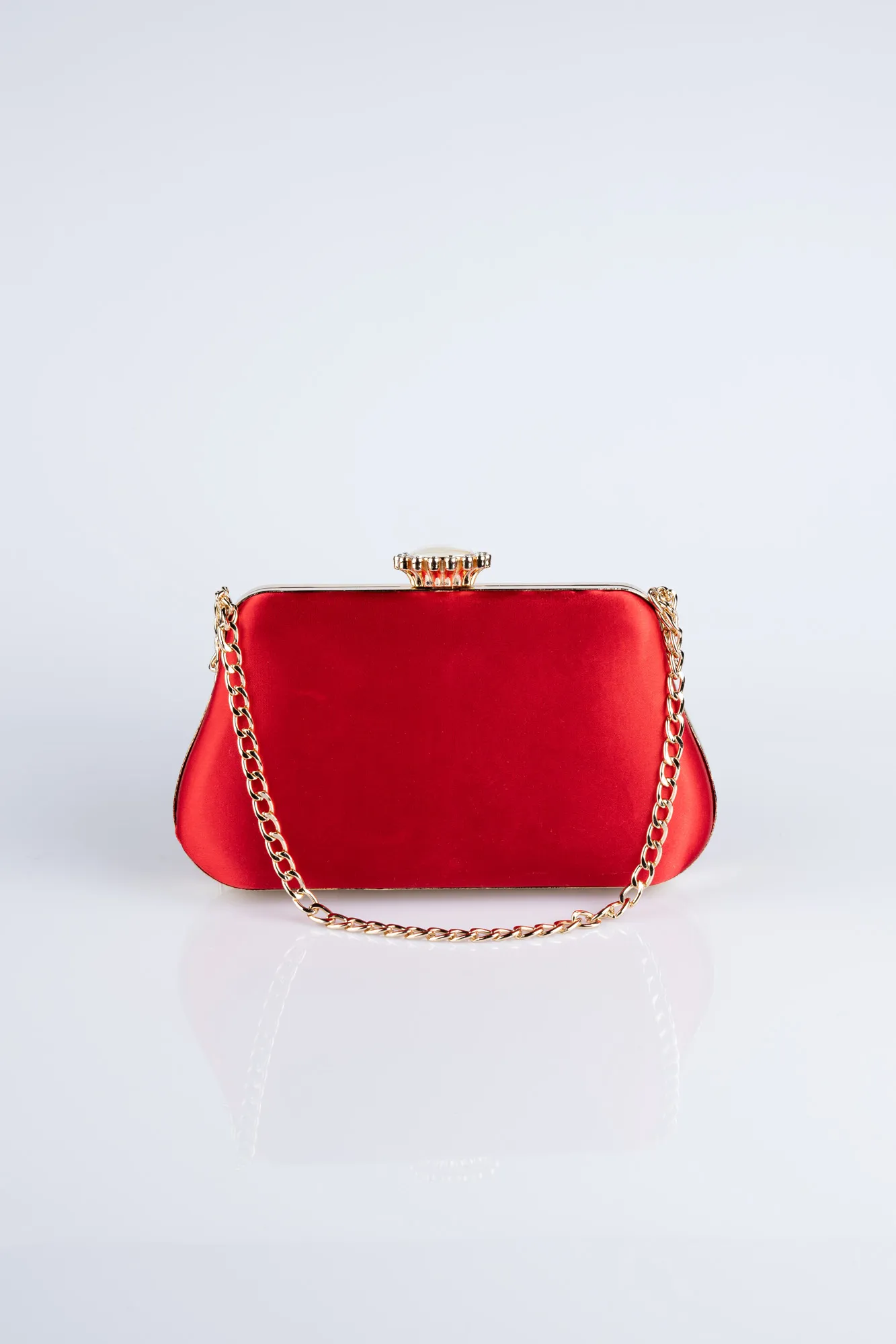 Red-Satin Night Bag SH834