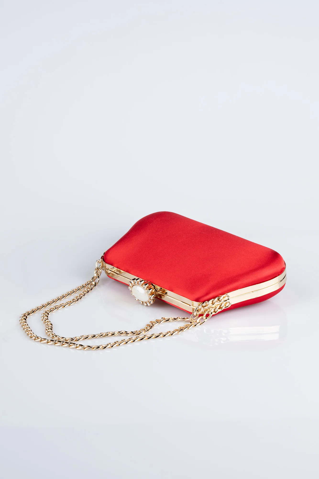 Red-Satin Night Bag SH834