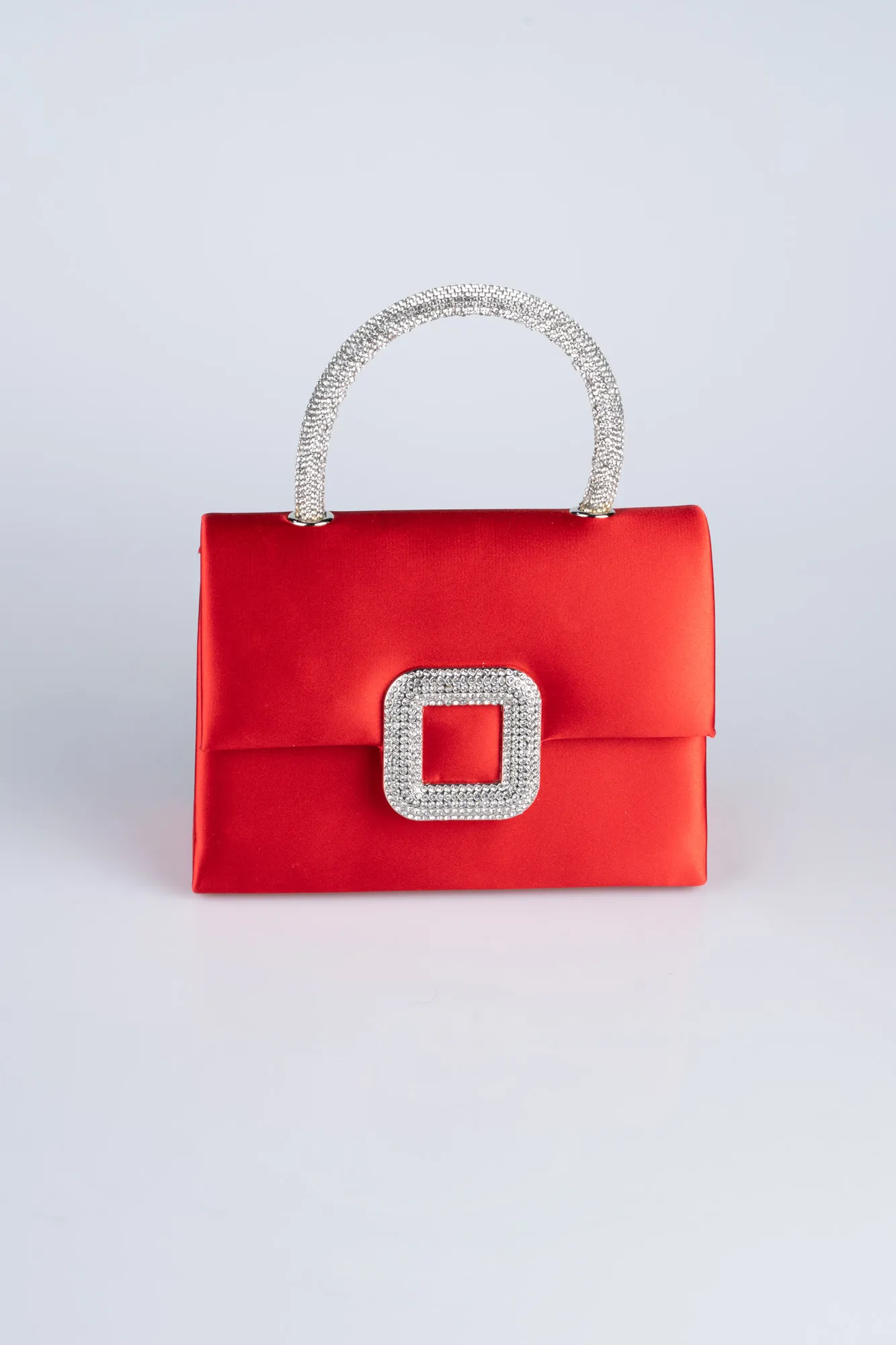 Red-Satin Night Bag V758