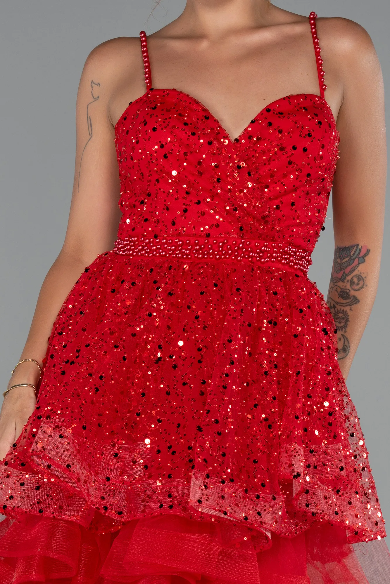 Red-Short Party Dress ABK2435