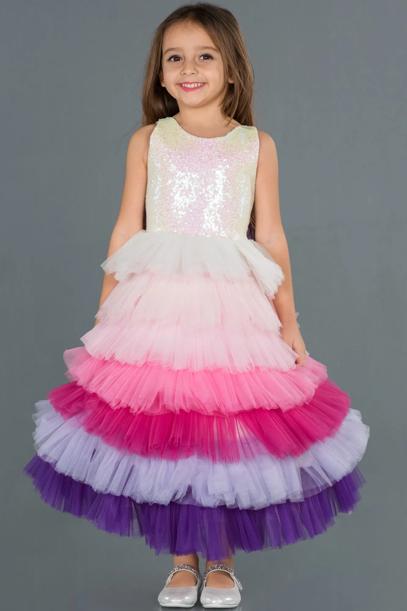 Rinser-Long Girl Dress ABU1188