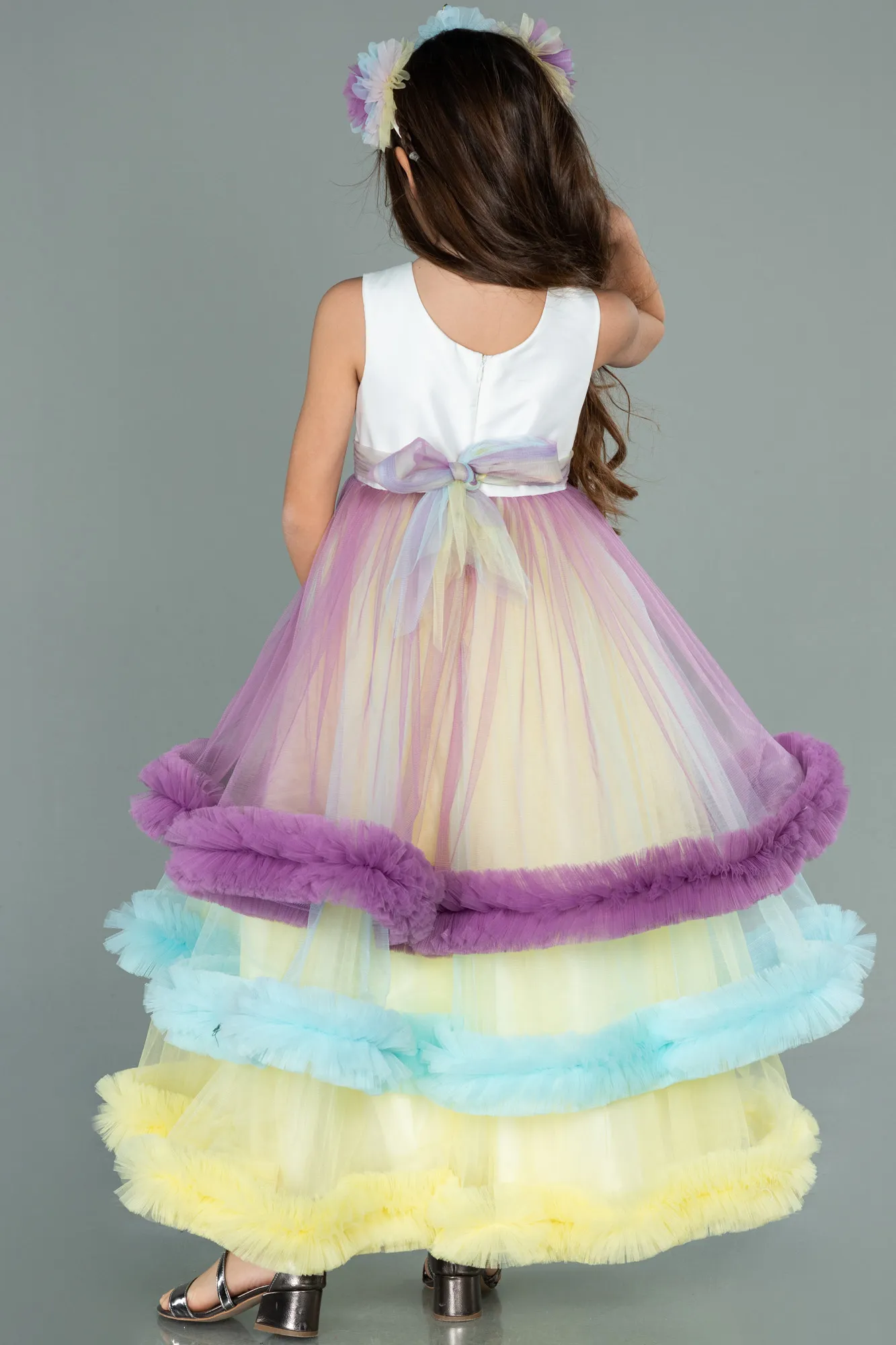 Rinser-Long Girl Dress ABU2154