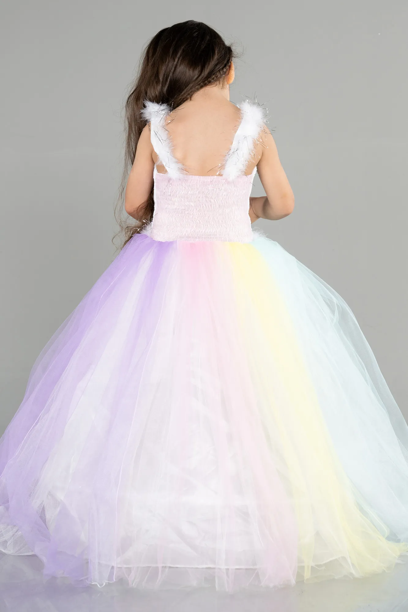 Rinser-Long Girl Dress ABU3027