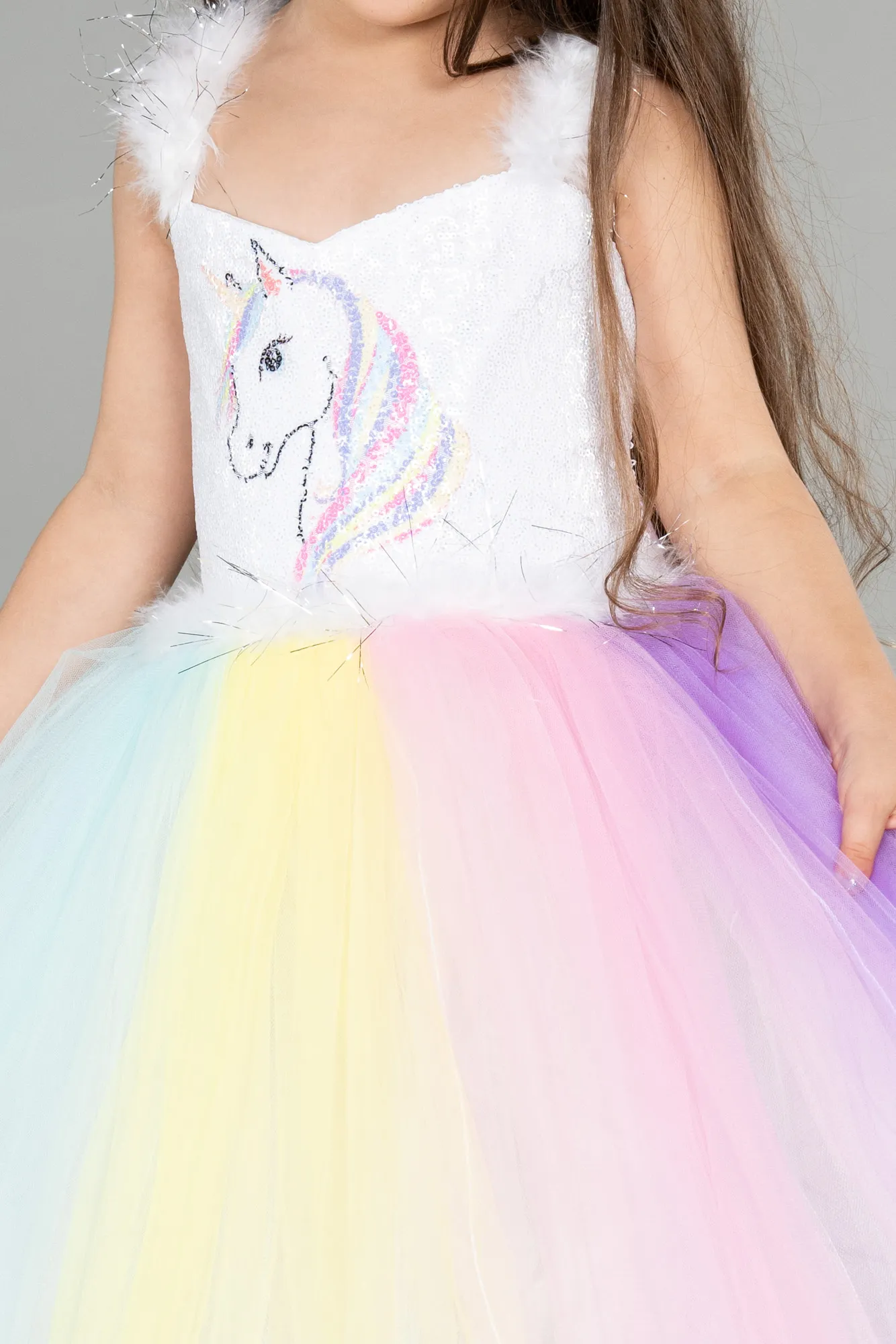 Rinser-Long Girl Dress ABU3027