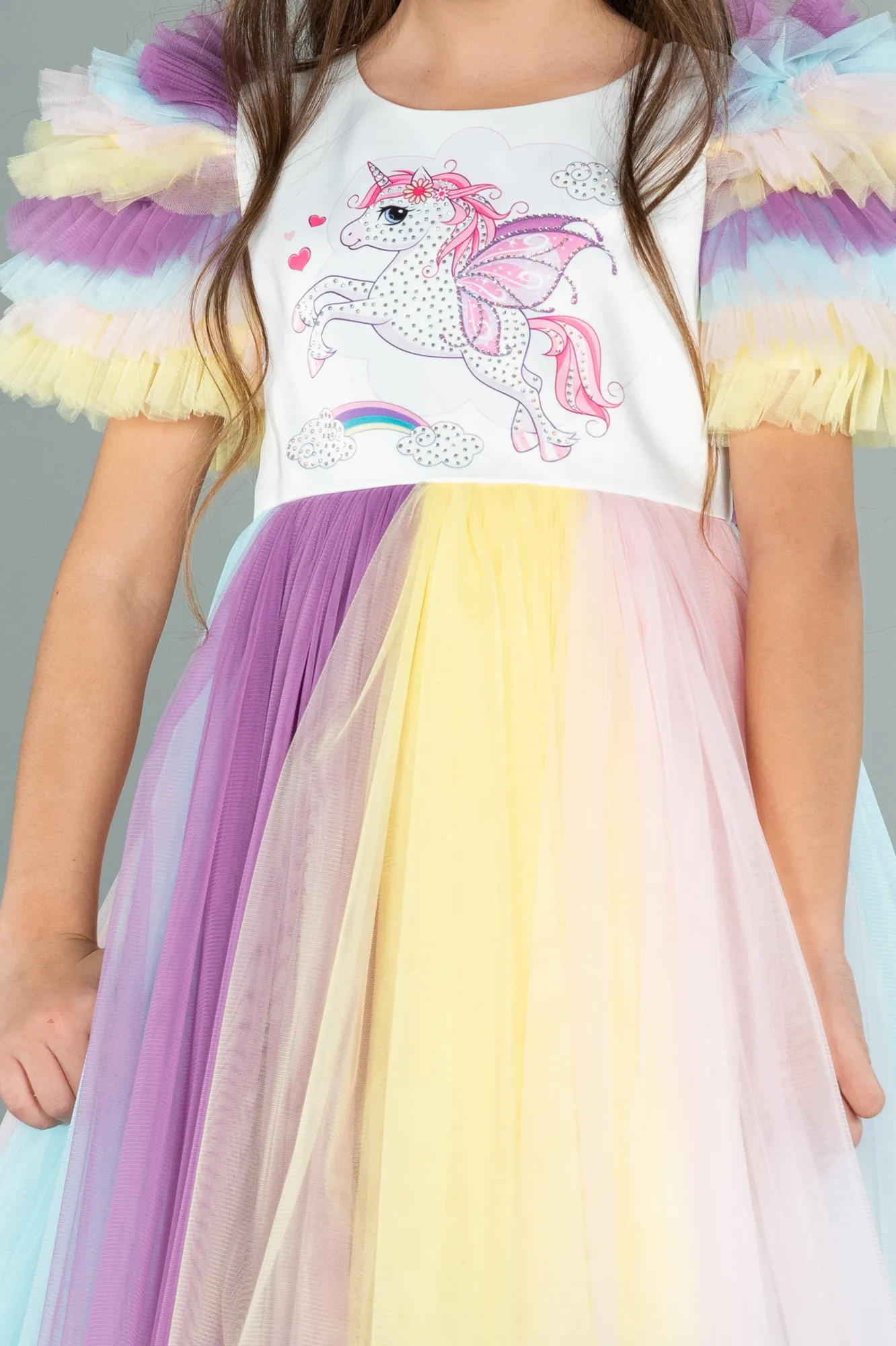 Rinser-Short Girl Dress ABK1056