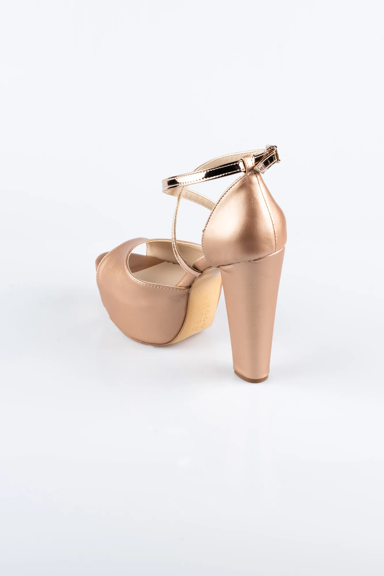 Rose-Skin Platform Heel ABC1098