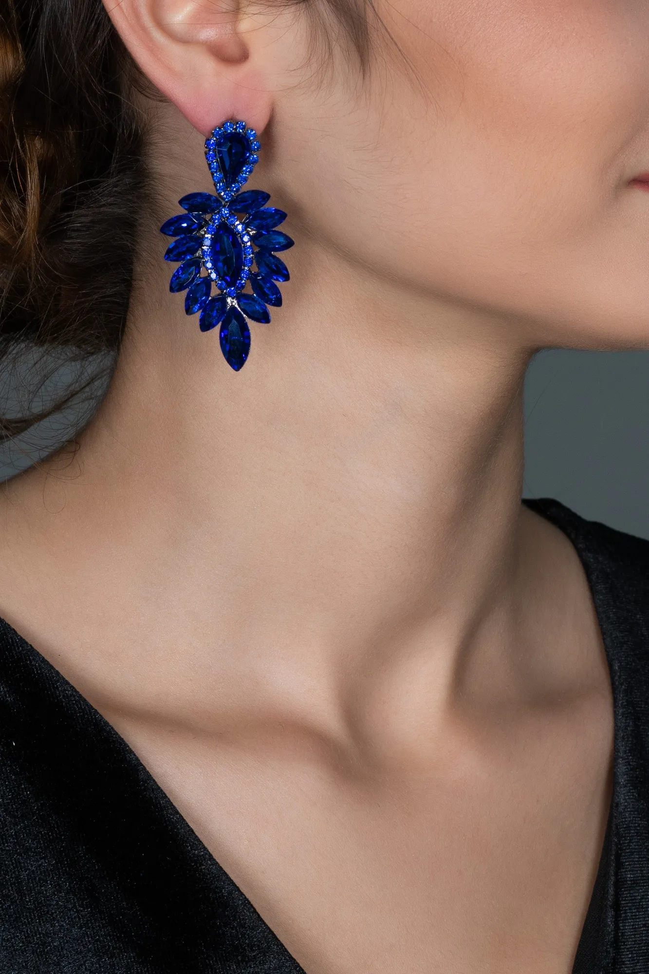 Sax Blue-Earring DY370