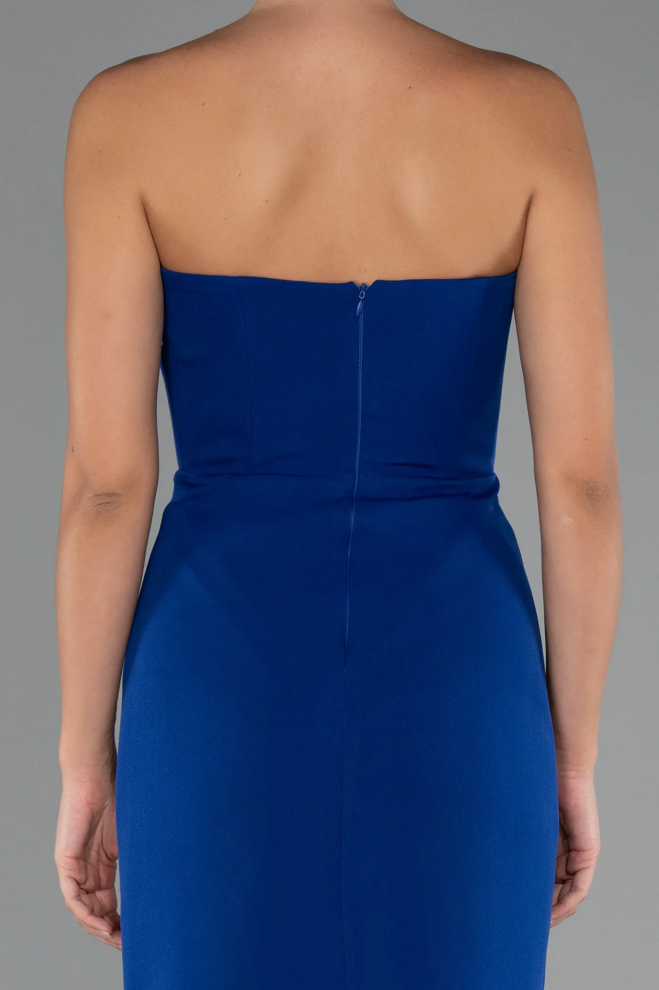 Sax Blue-Long Evening Gown ABU5235