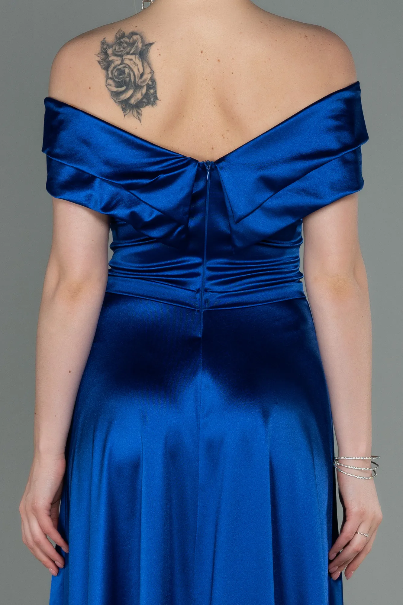 Sax Blue-Long Prom Gown ABU3157