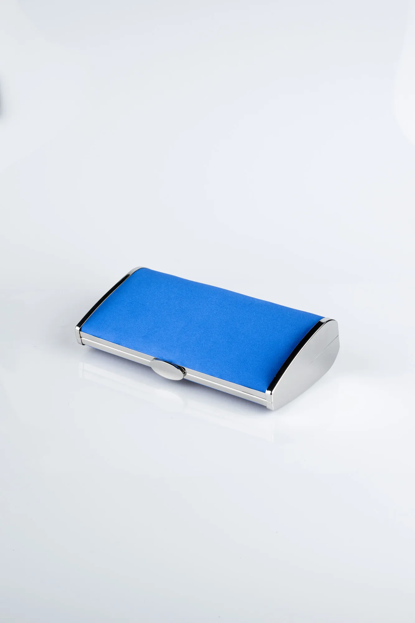 Sax Blue-Satin Night Bag V700