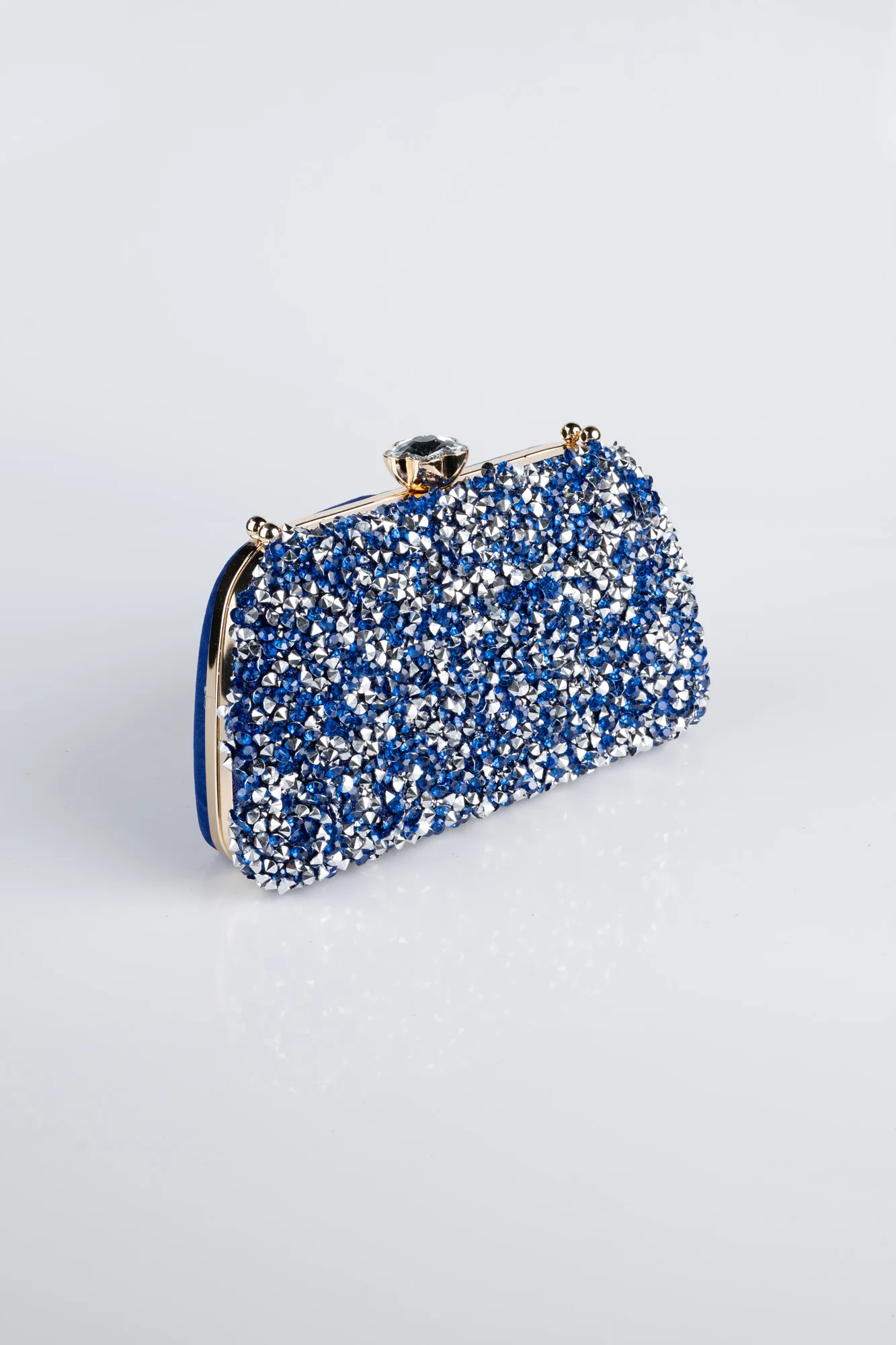 Sax Blue-Suede Night Bag SH849