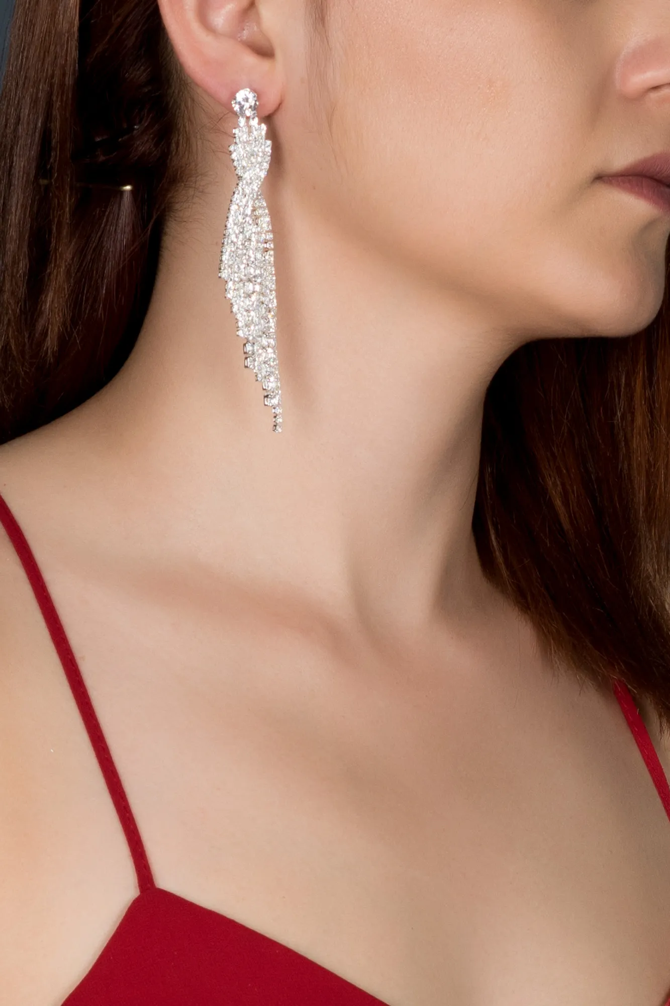 Silver-Earring UK0179