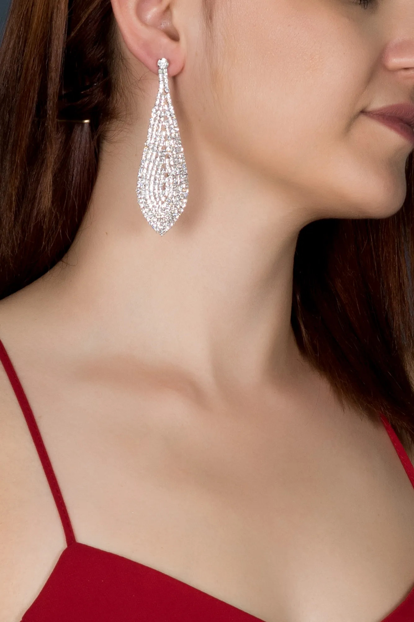 Silver-Earring UK0180