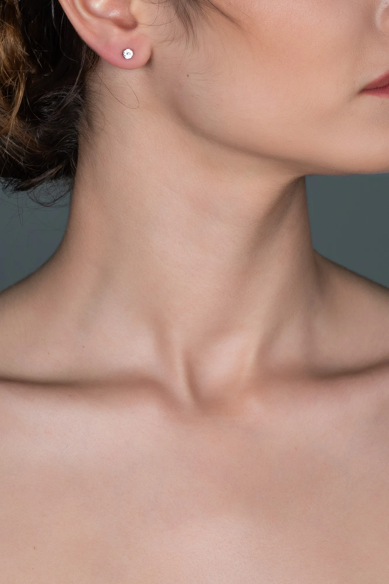 Silver-Earring UK193