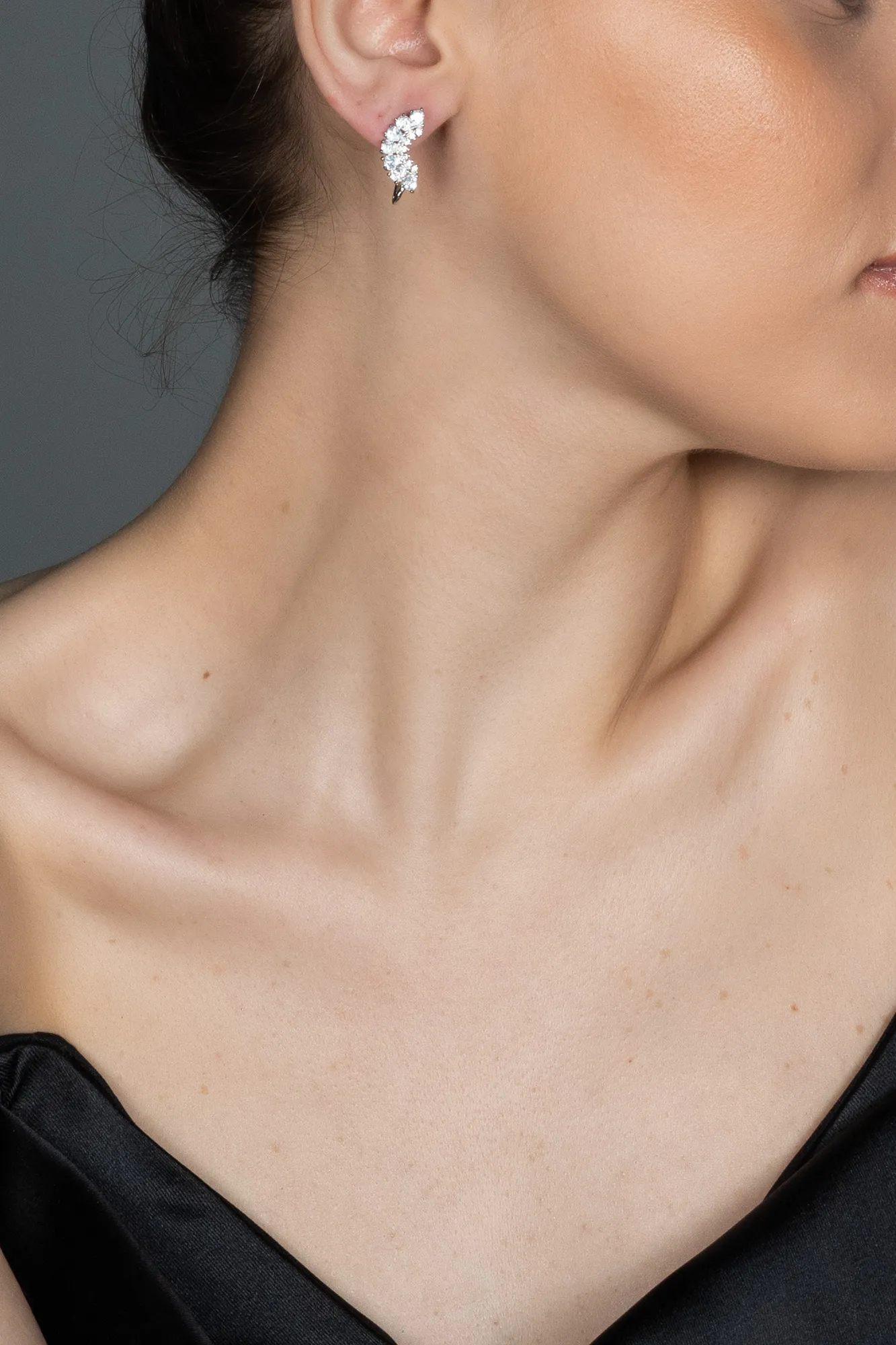 Silver-Earring UK566