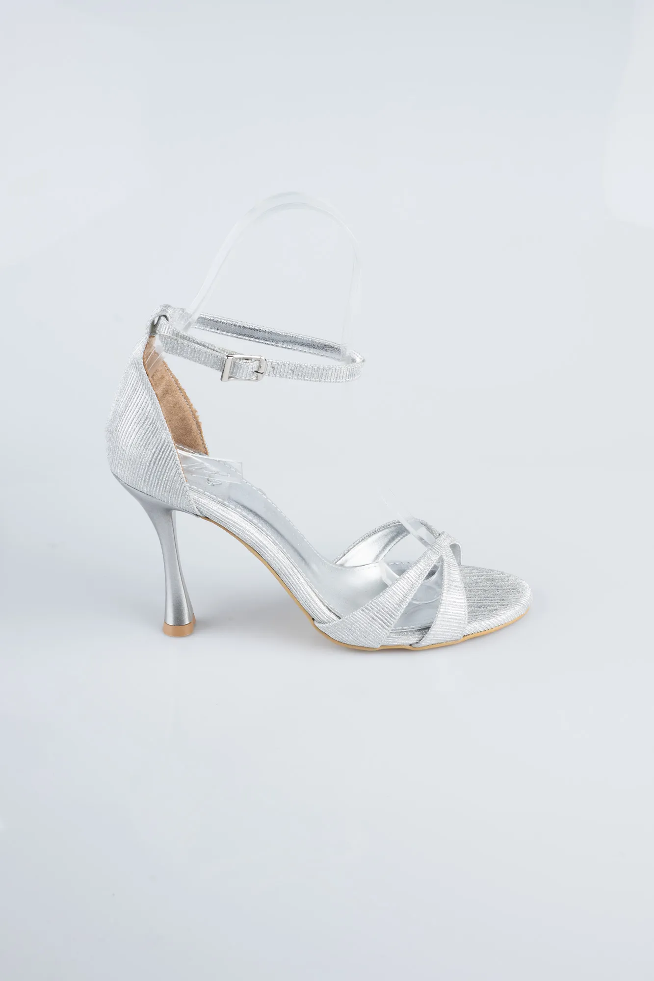Silver-Evening Shoe ABS1156