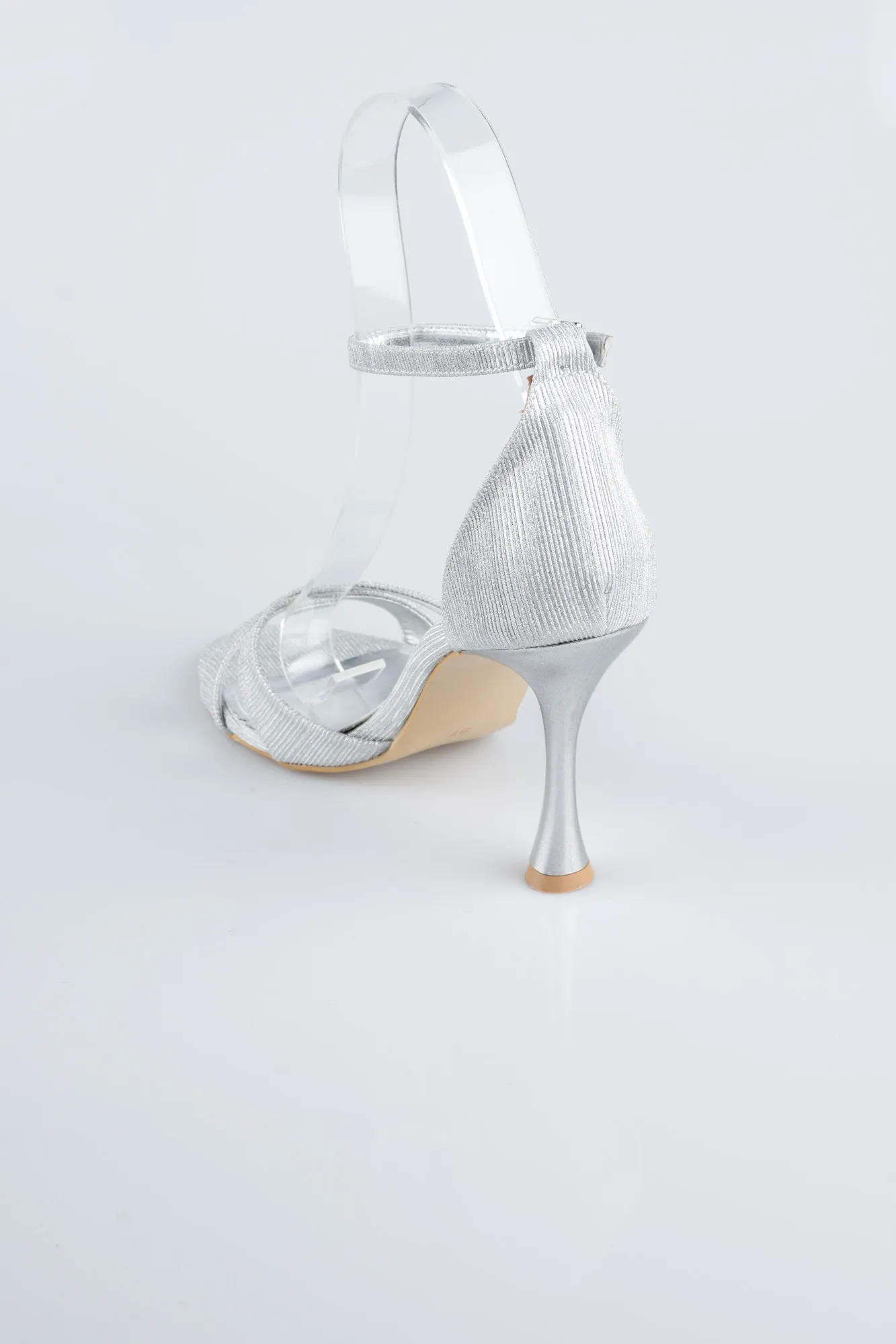 Silver-Evening Shoe ABS1156