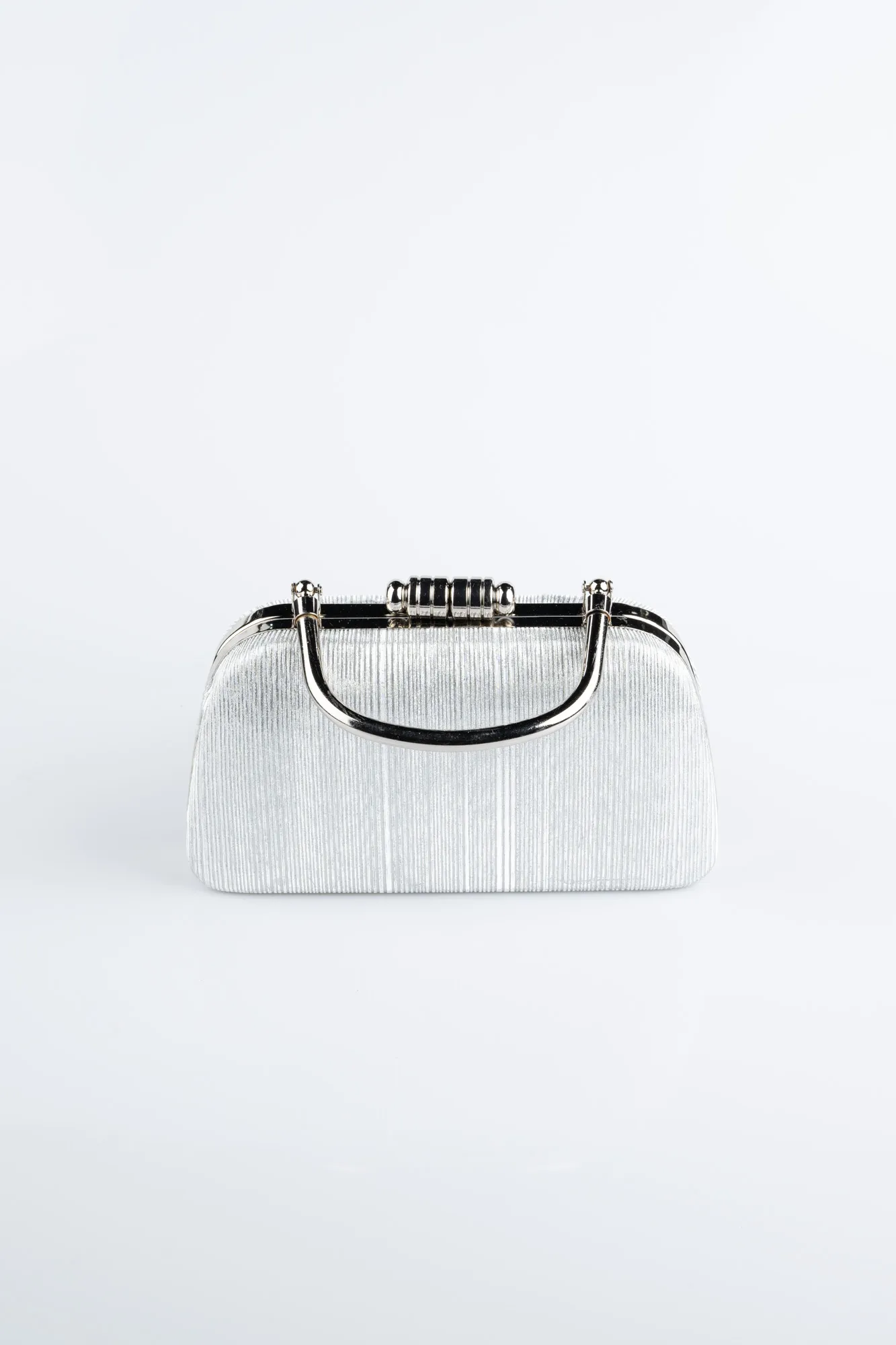 Silver-Laser Cut Night Bag SH839